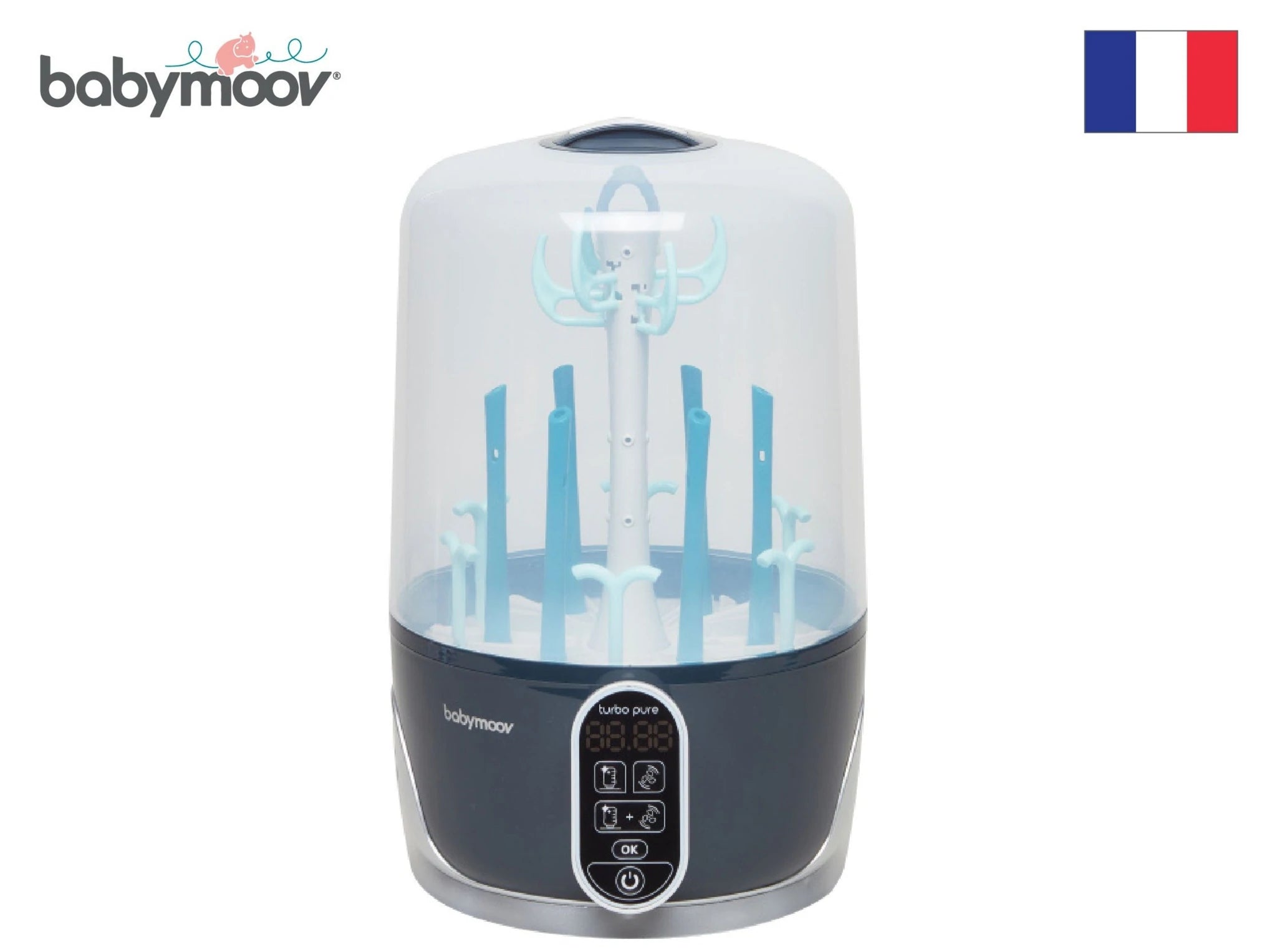 Babymoov Turbo Pure Steriliser and Bottle Dryer with HEPA Technology