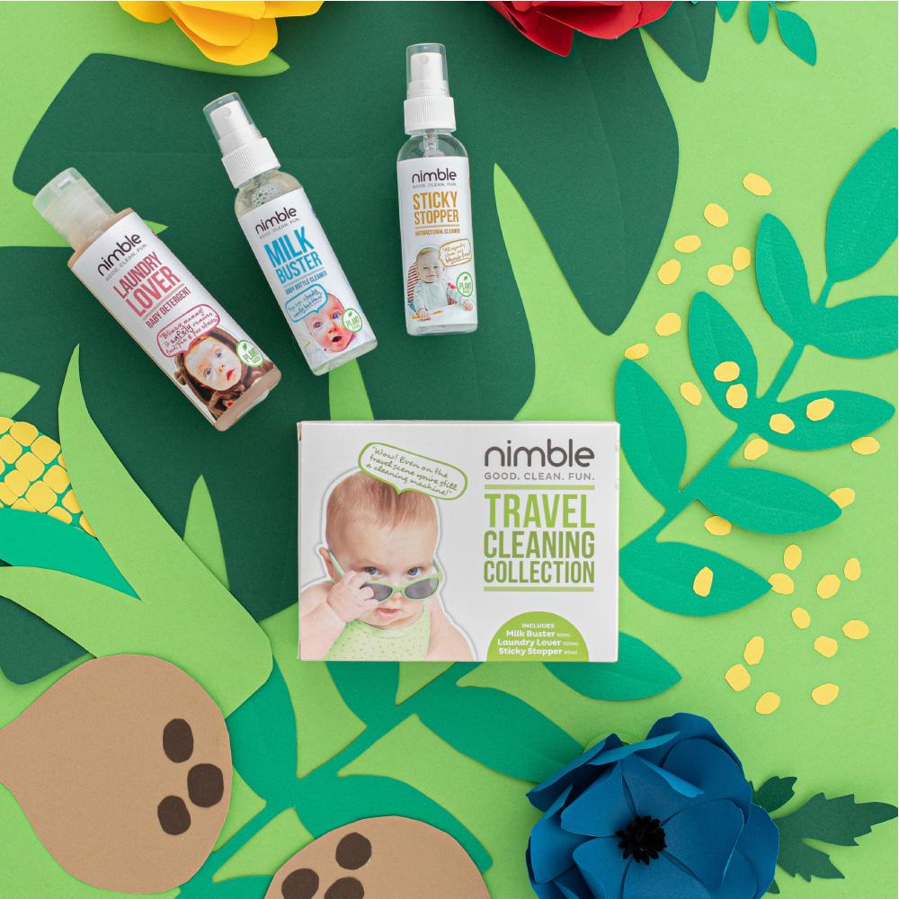 Nimble Babies Travel Cleaning collection