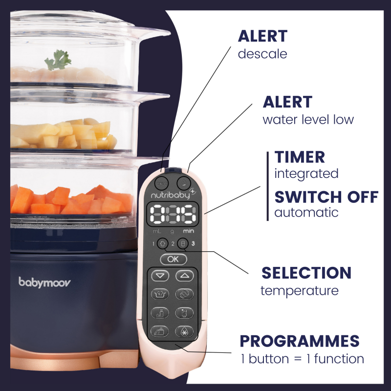 Babymoov Nutribaby(+) XL 5-in-1 Food Prep Machine