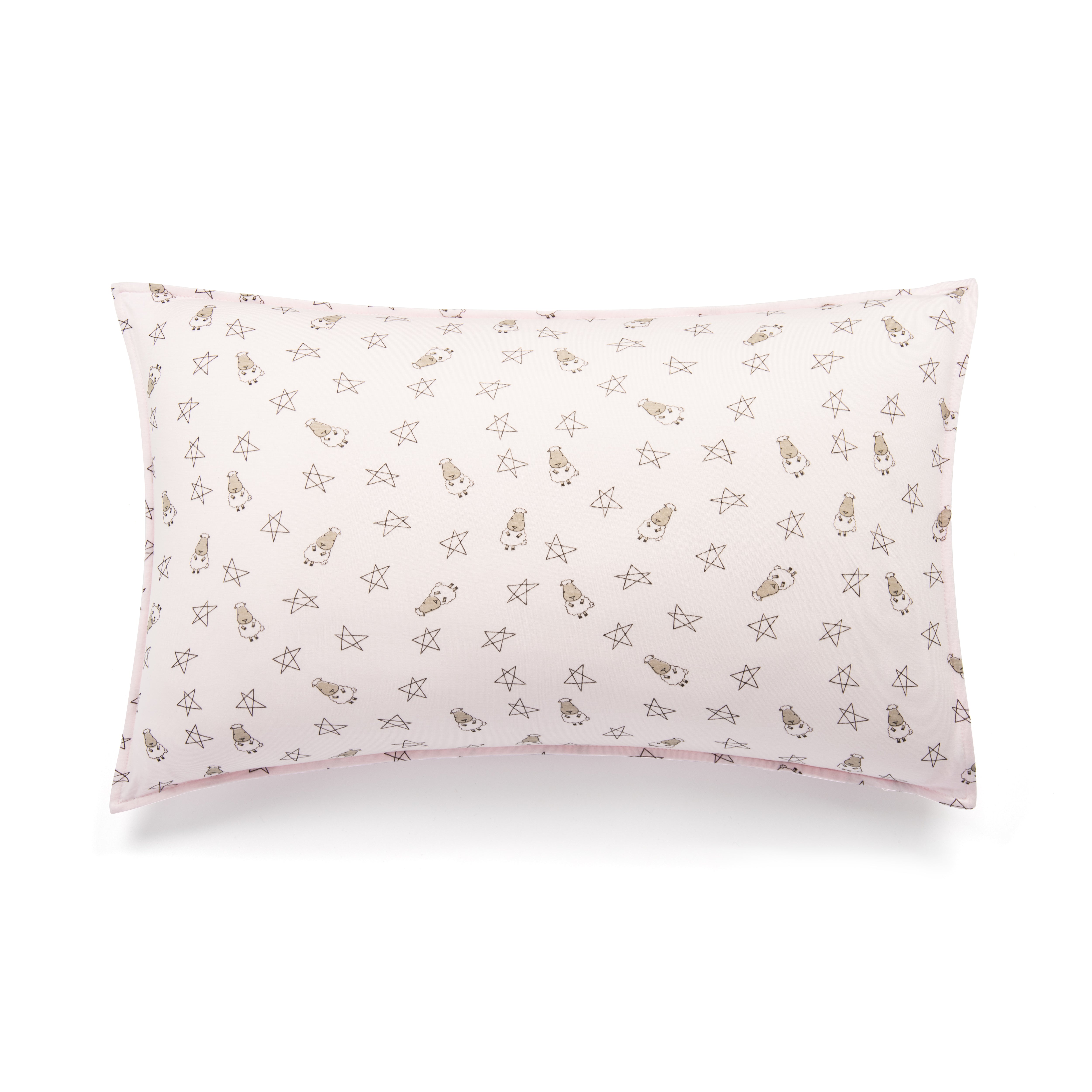 Head Pillow Small Star & Sheepz Pink - Kids