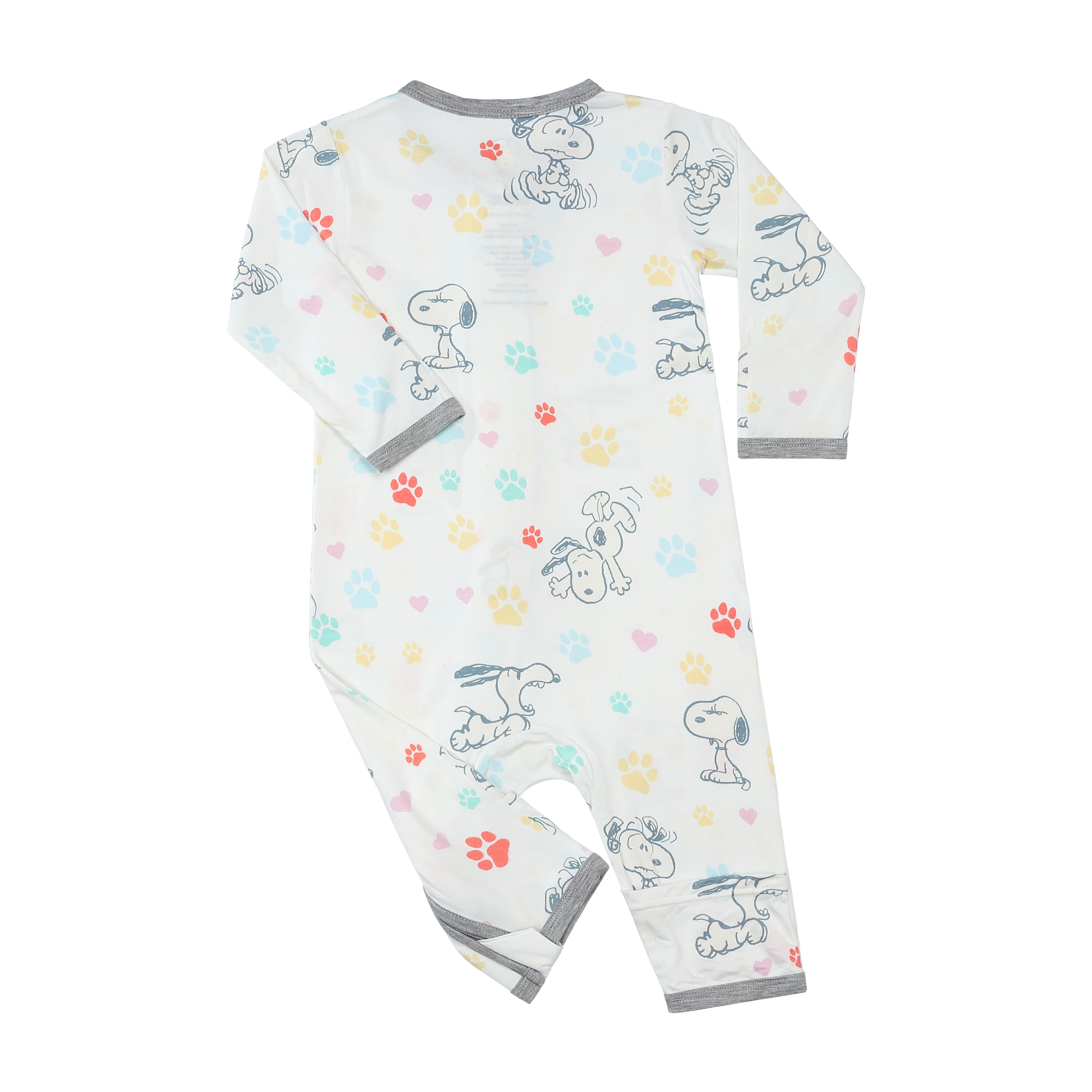 Romper Zip S01 White
