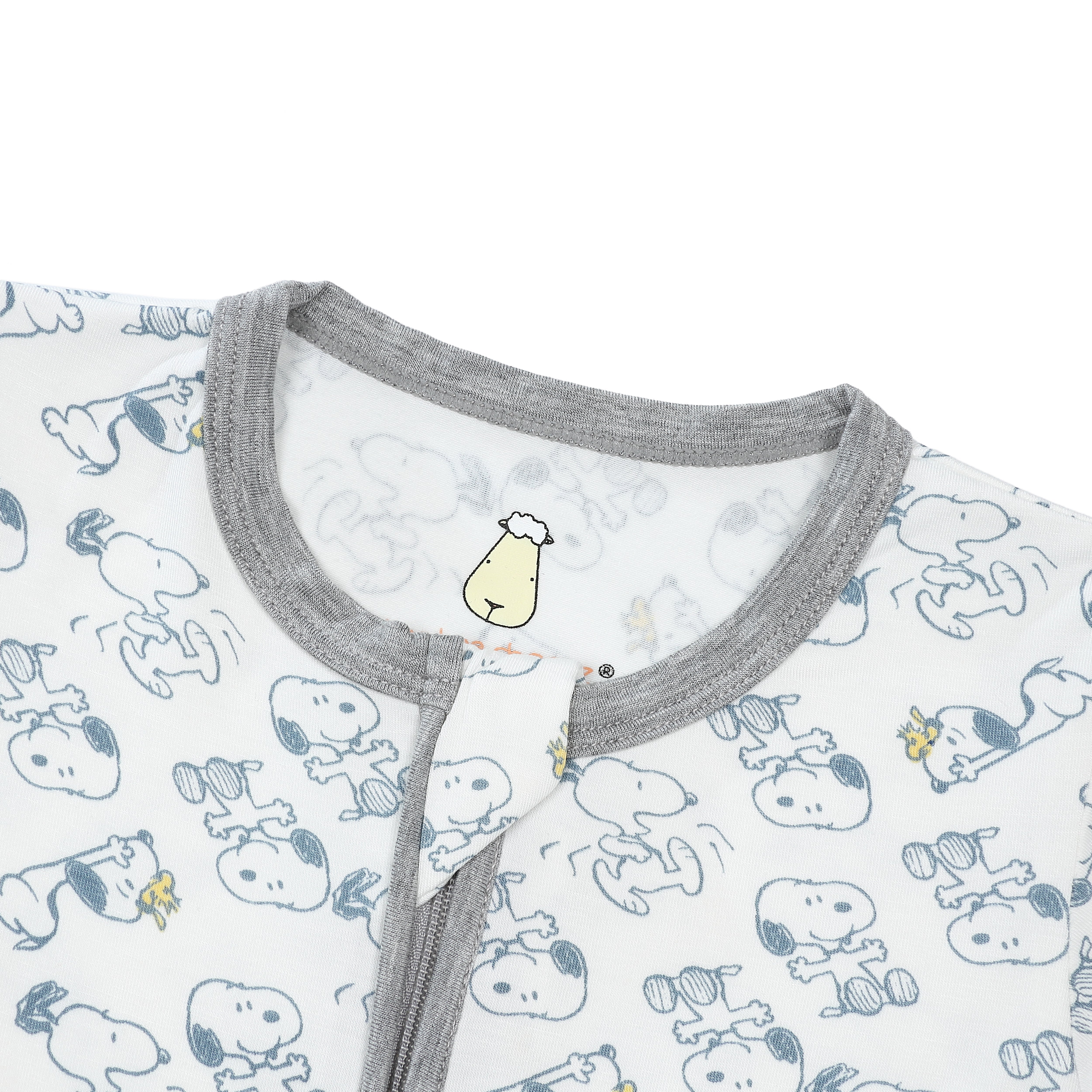 Romper Zip S02 White