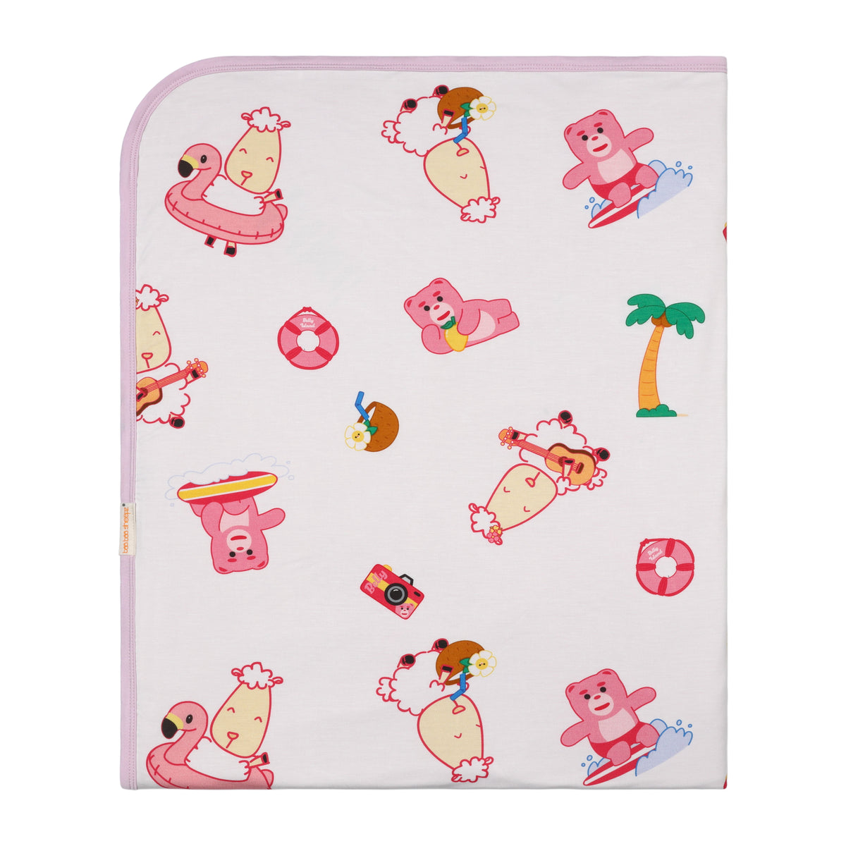 Double Layer Blanket BG01 White Kids