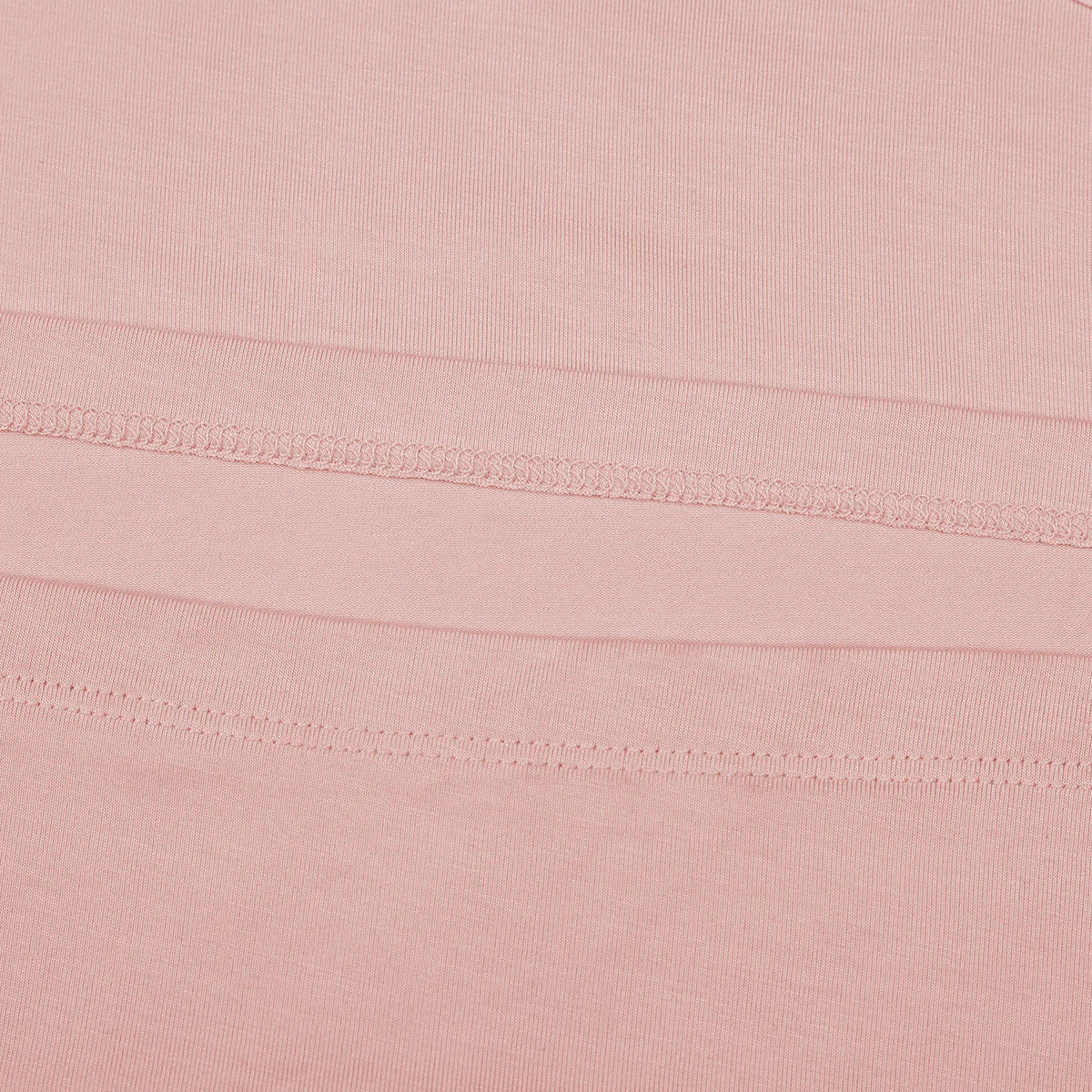 Short Sleeve Shirt Pink + Pants Pink