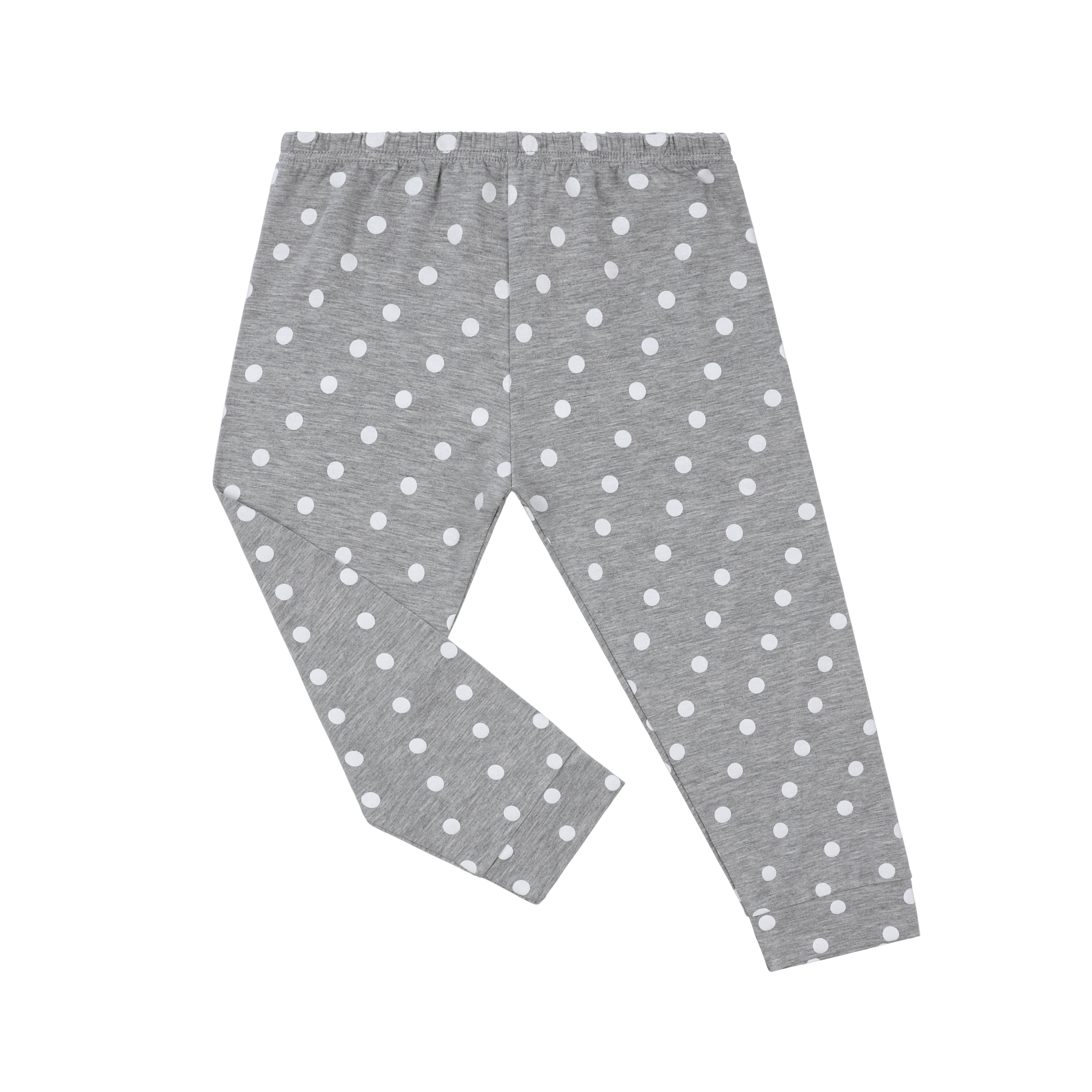 Pyjamas Set Pink Big Face + Grey Polka Dot