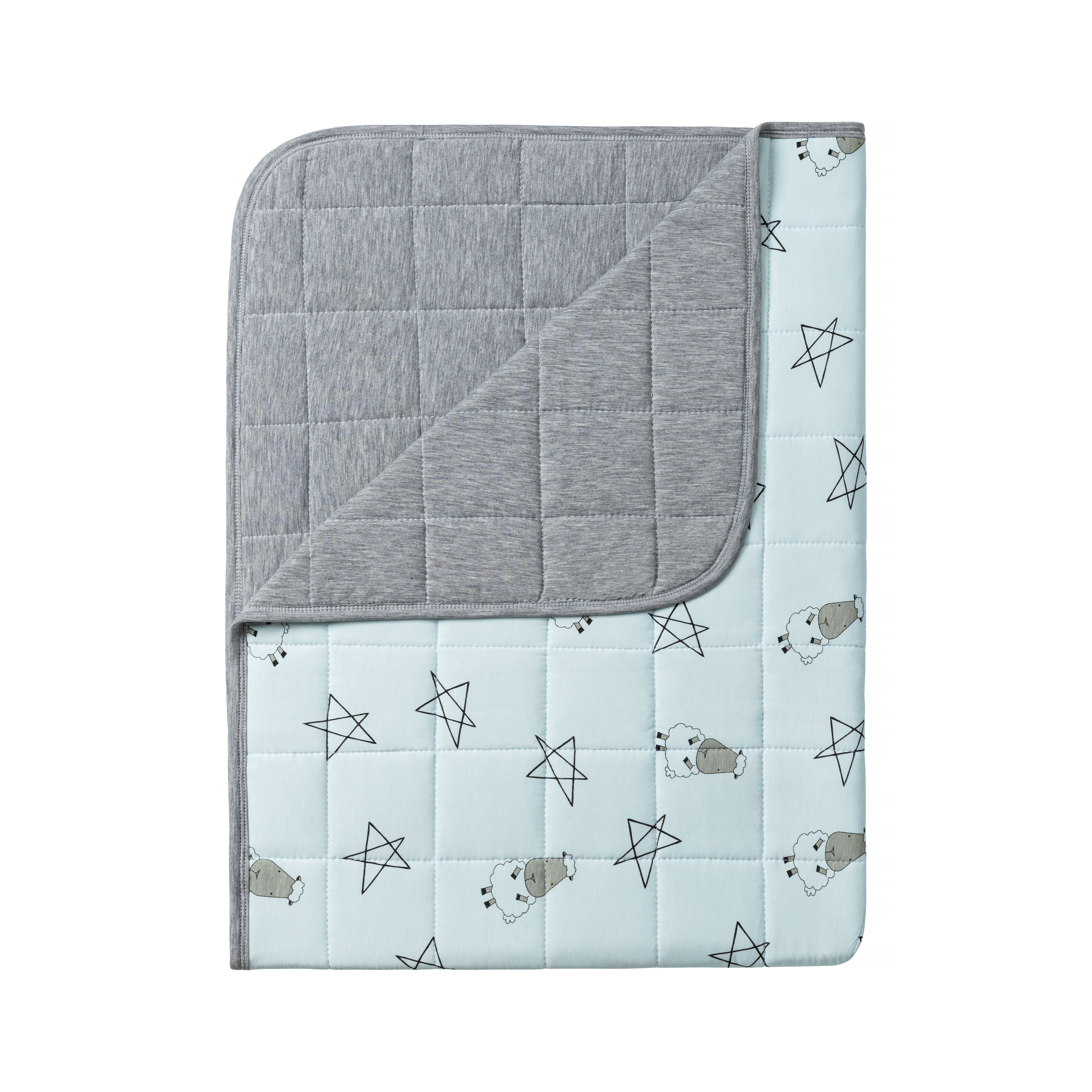 Quilt Big Star & Sheepz Blue Kids