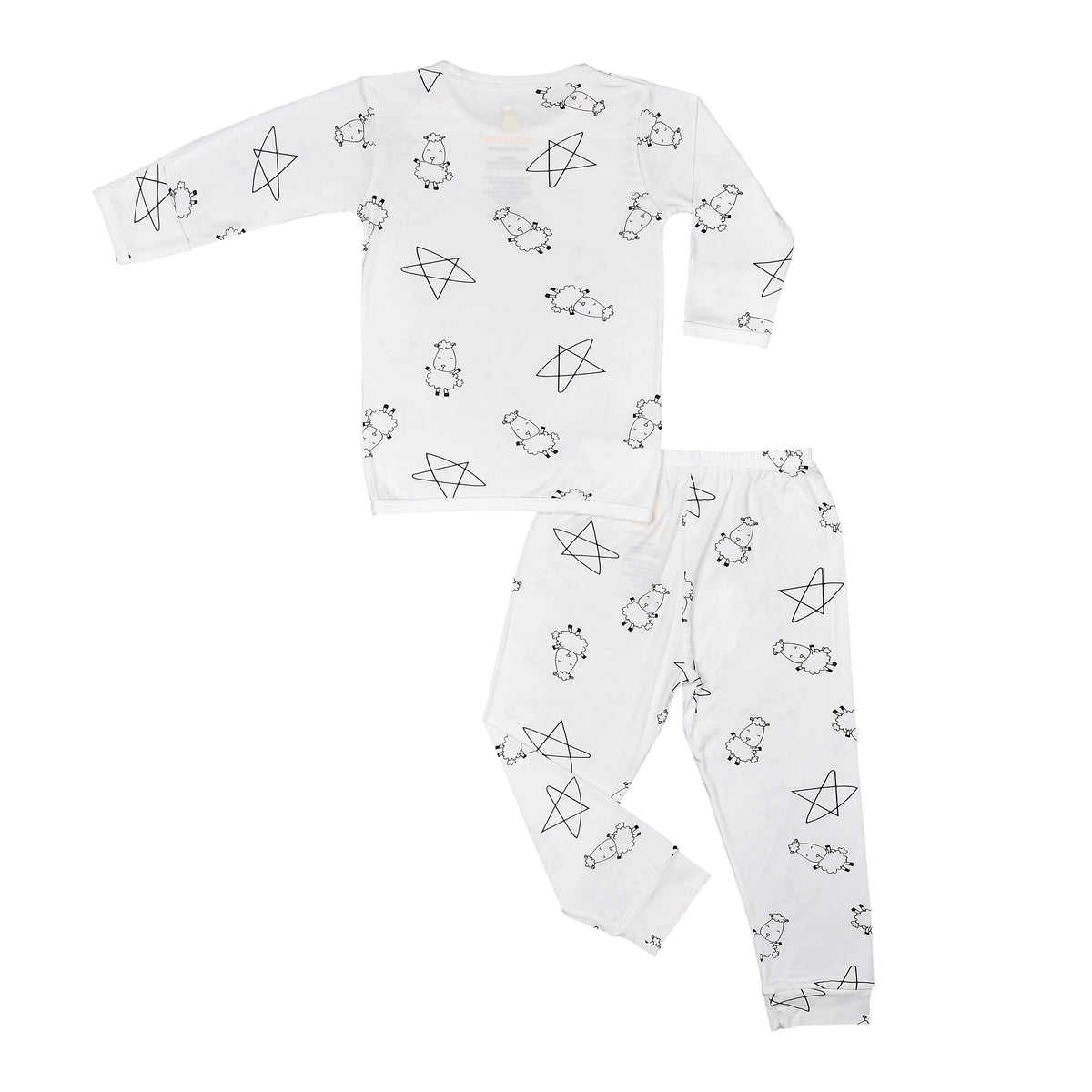 Pyjamas Set Cute Big Star & Sheepz White + Cute Big Star & Sheepz White