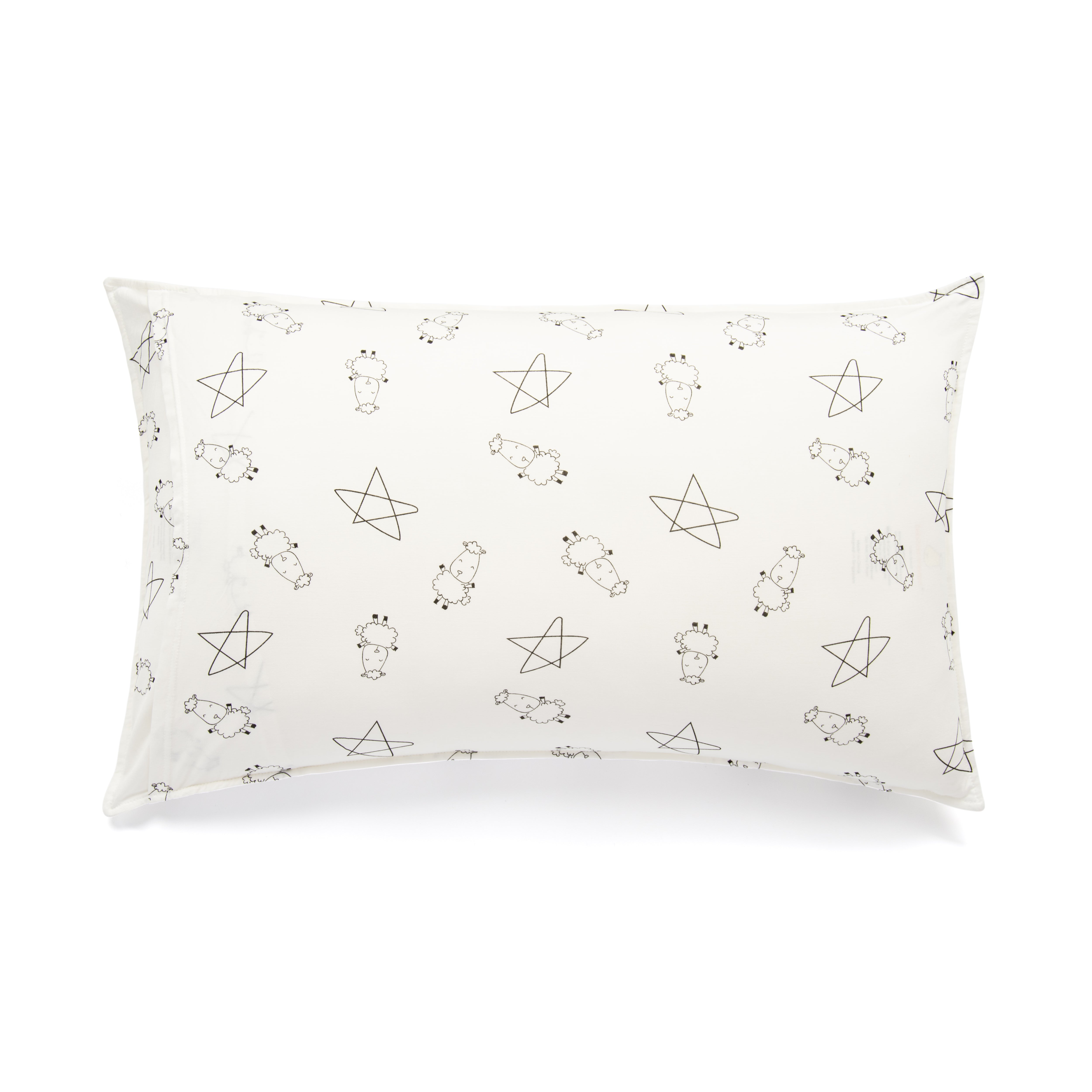 Head Pillow Cute Big Star & Sheepz White - Kids