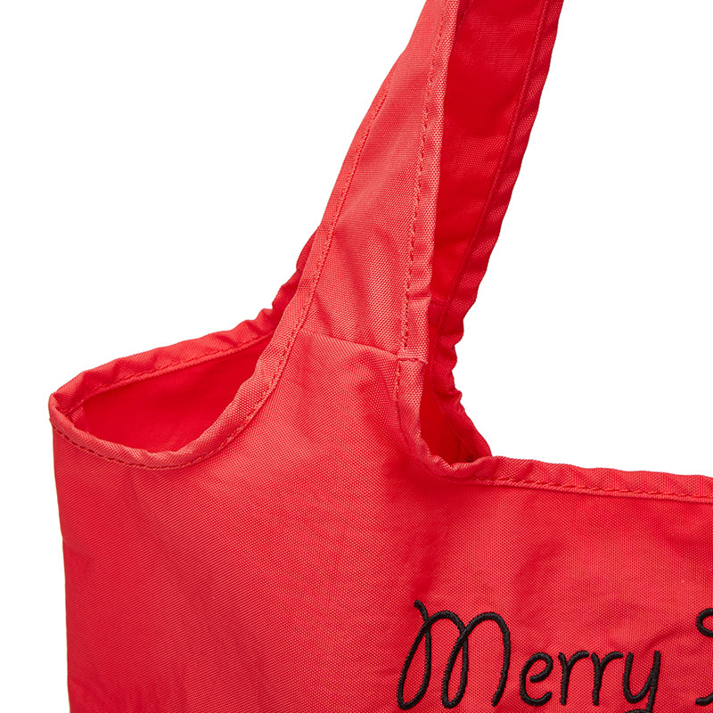 Baa Baa Sheepz Recycle Bag Christmas 2 Red - Small