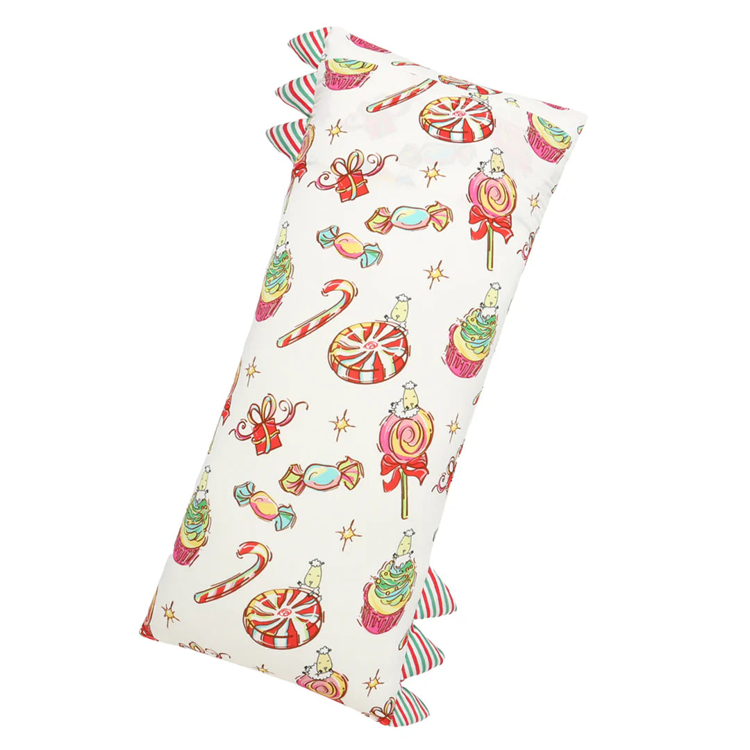 Bed-Time Buddy™ Christmas 3 White with Stripe tag - Jumbo (size 23x53cm)