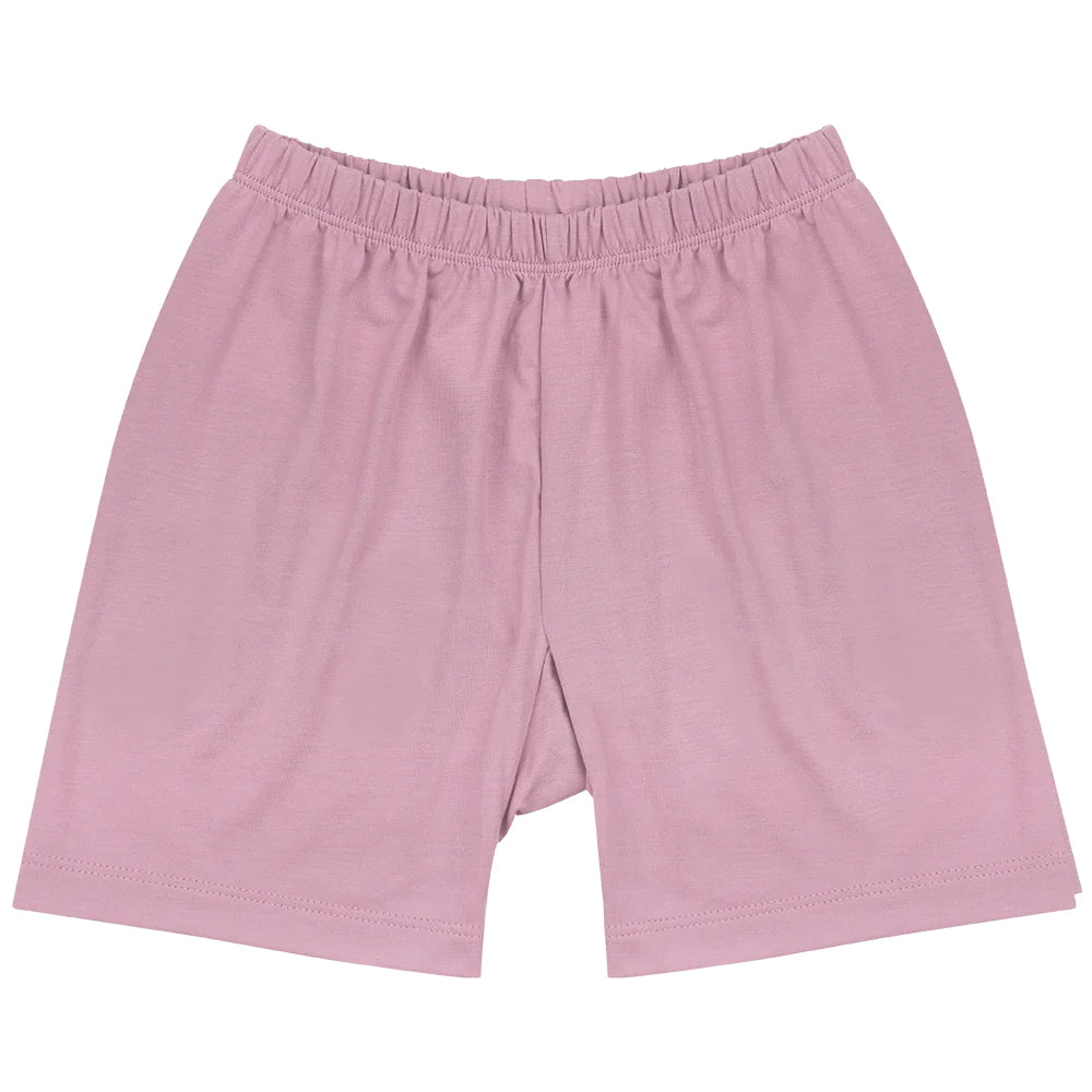 Short Sleeve Shirt Lavender + Shorts Lavender