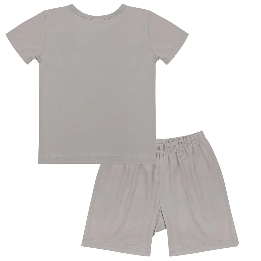 Short Sleeve Shirt Dark Grey + Shorts Dark Grey