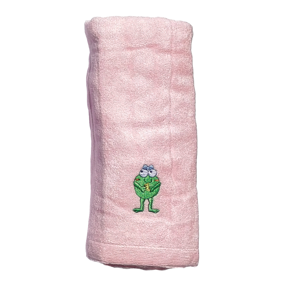 CrokCrokFrok Bamboo Towel for Baby & Kids - Pink - Small