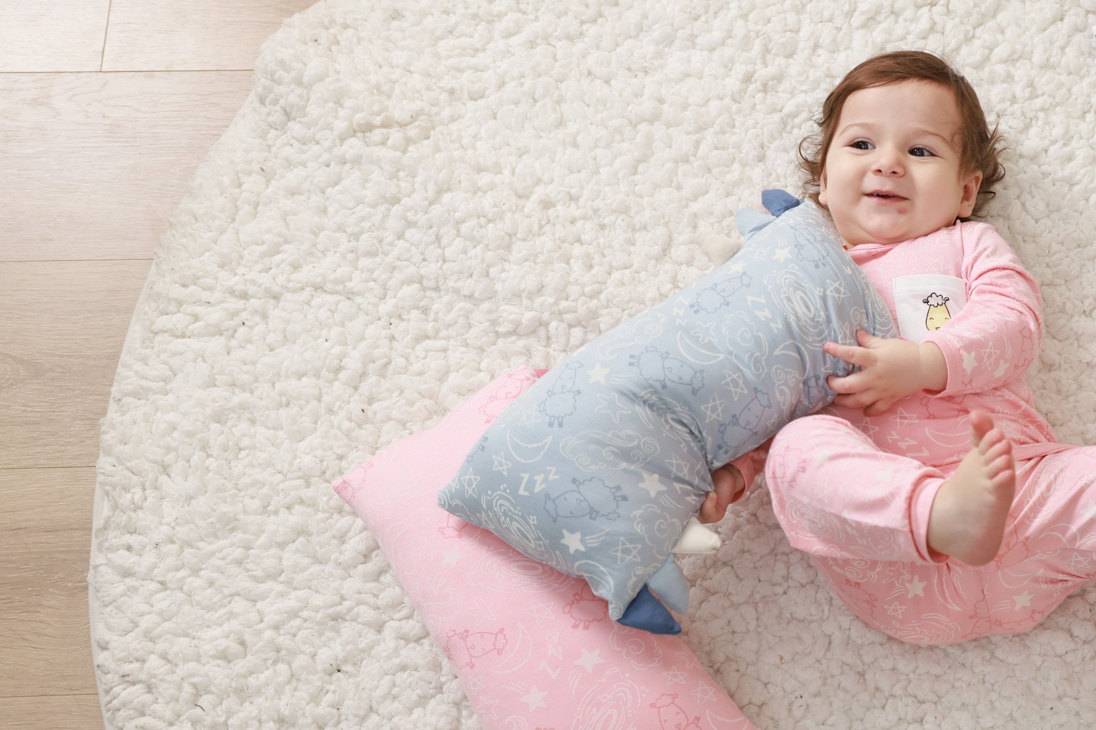 Bed-Time Buddy™ Baa Baa in the Universe Blue with Color tag - Jumbo (size 23x53cm)