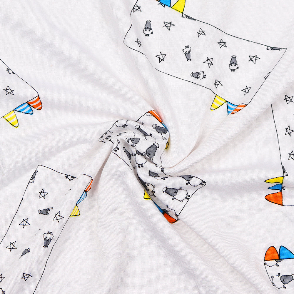 Romper Short Sleeve Buddy-Me Everywhere Milk