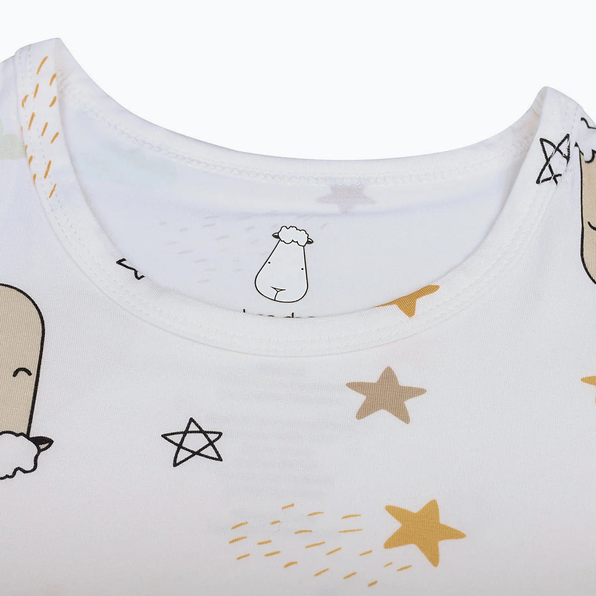 Unisex Short Sleeve T-Shirt Goodnight Baa Baa White
