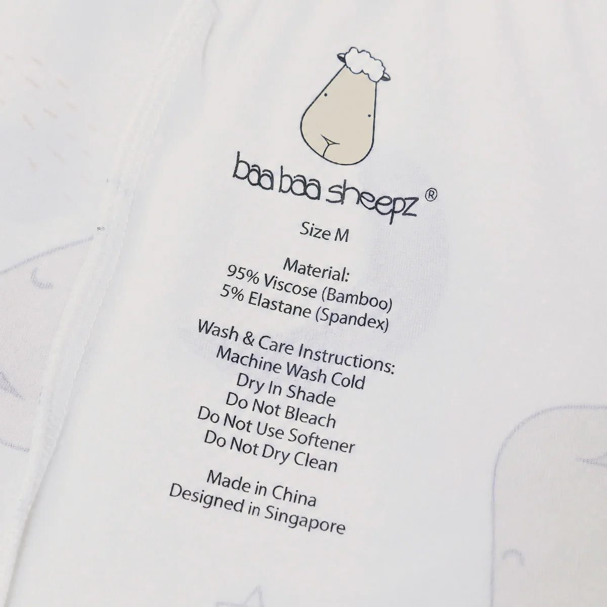 Women Short Goodnight Baa Baa White