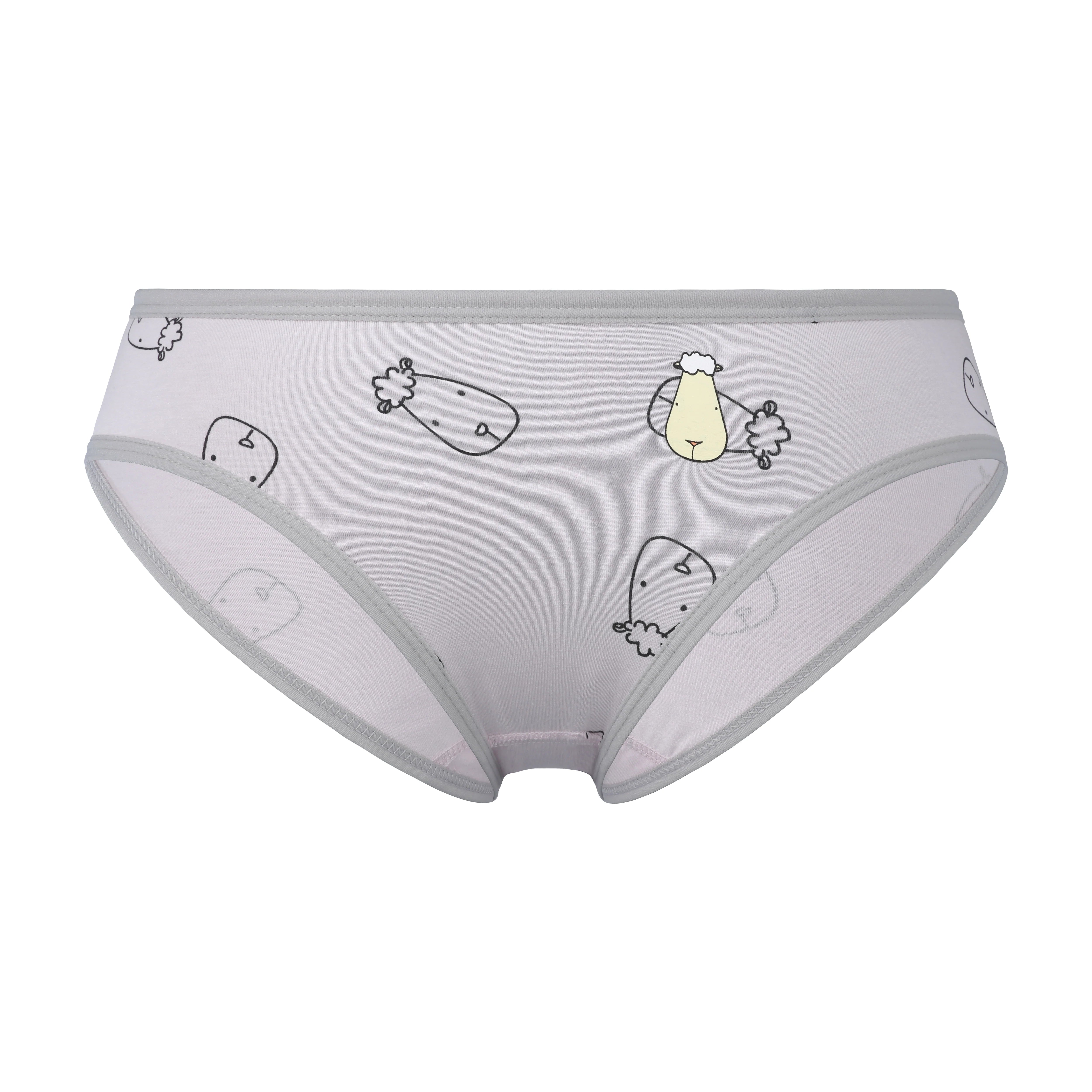 Girls Briefs A001 Light Purple-M