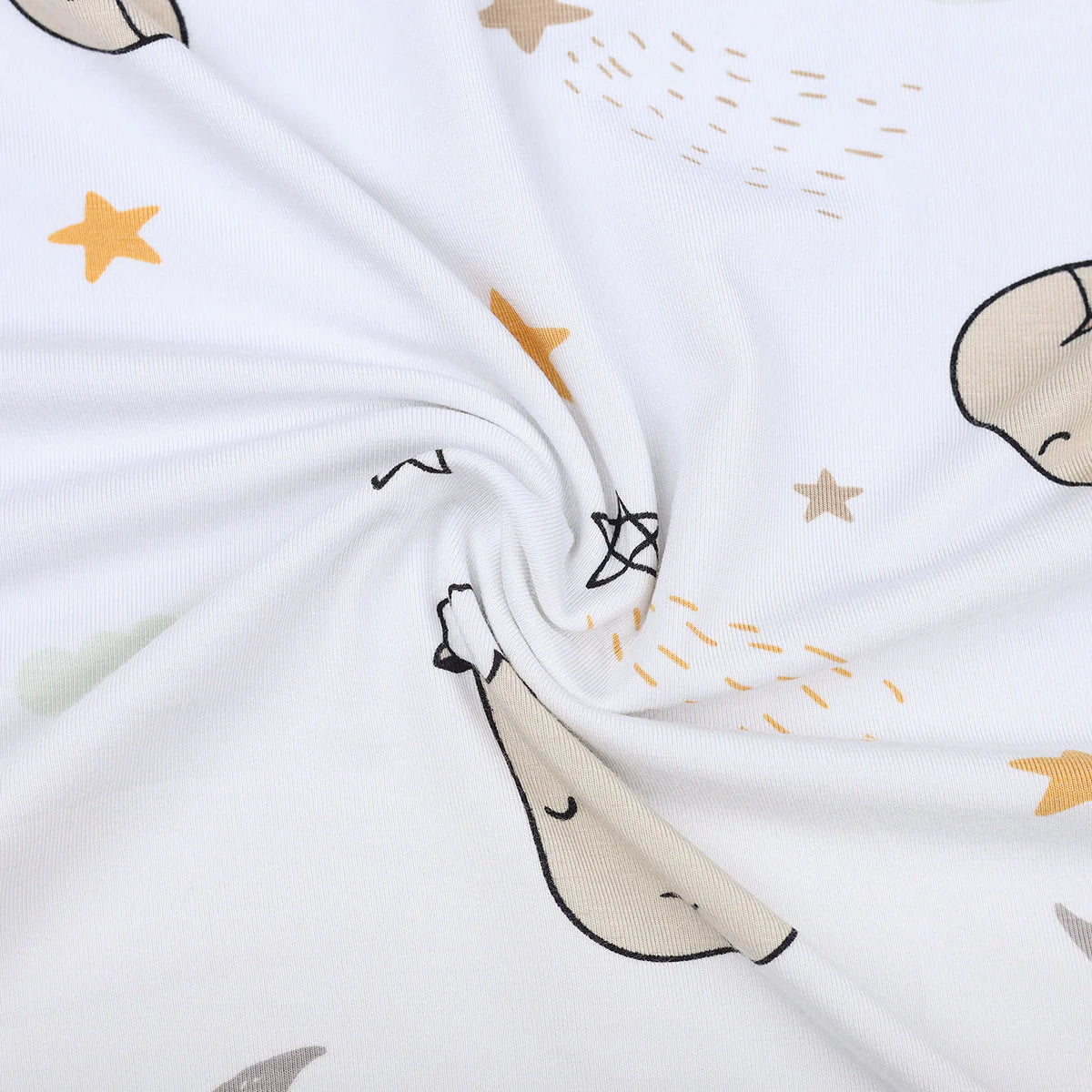 Double Layer Blanket Goodnight Baa Baa White Kids