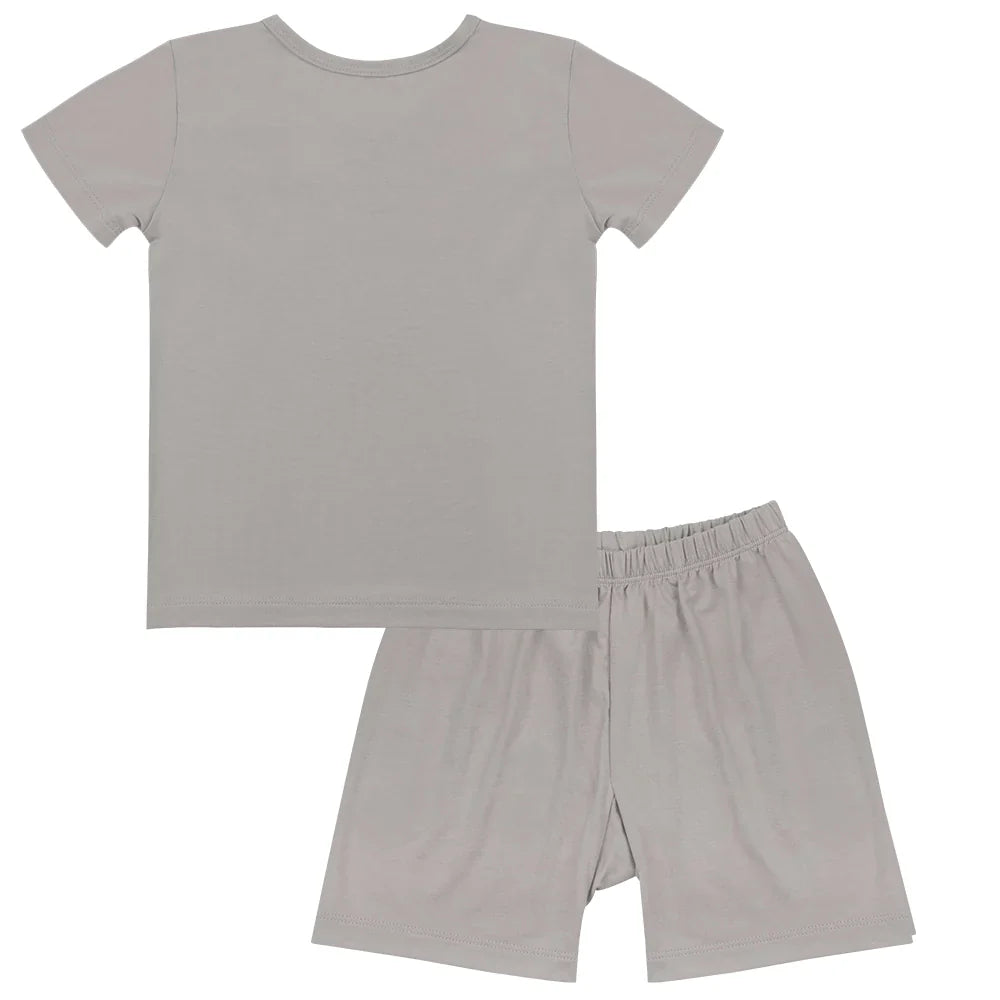 Short Sleeve Shirt Dark Grey + Shorts Dark Grey