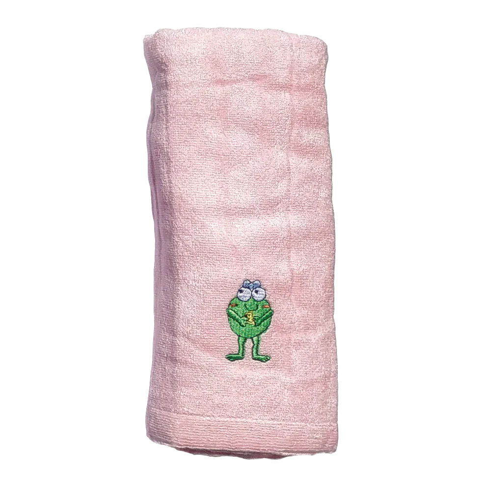 CrokCrokFrok Bamboo Towel for Baby & Kids - Pink - Small