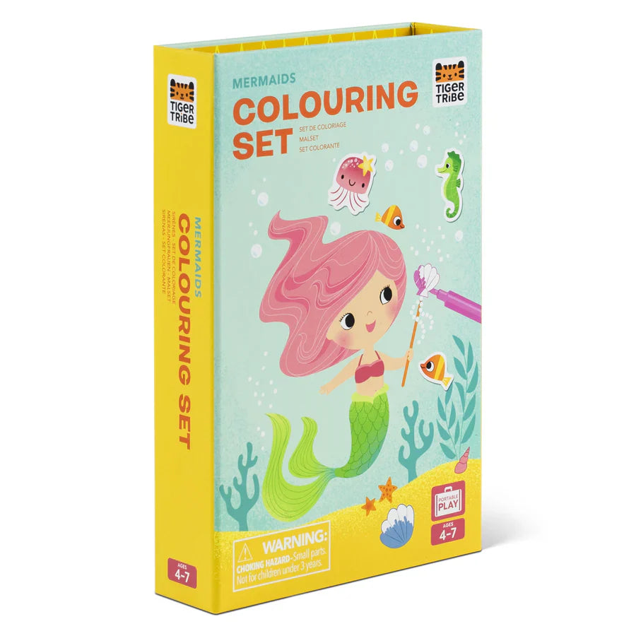 TIGER TRIBE COLOURING SET - MERMAIDS