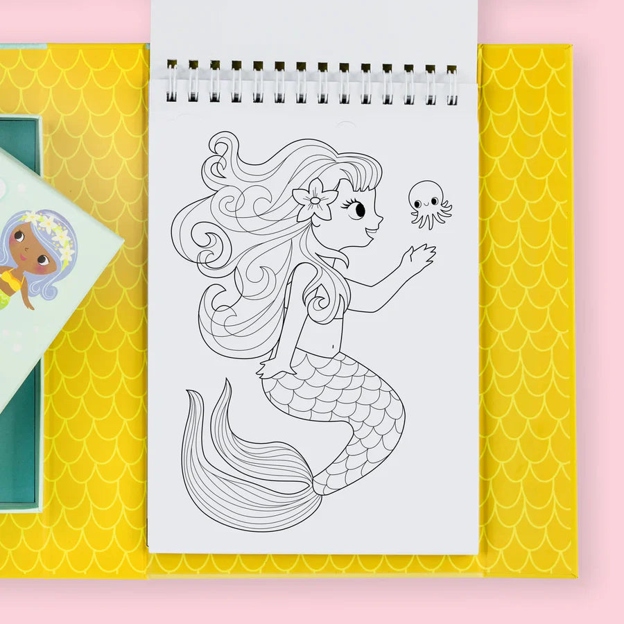 TIGER TRIBE COLOURING SET - MERMAIDS