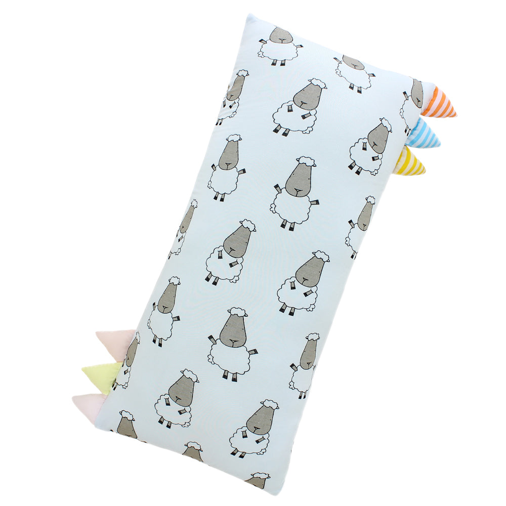 Bed-Time Buddy™ Big Sheepz Blue with Color & Stripe tag - Jumbo (size 23x53cm)