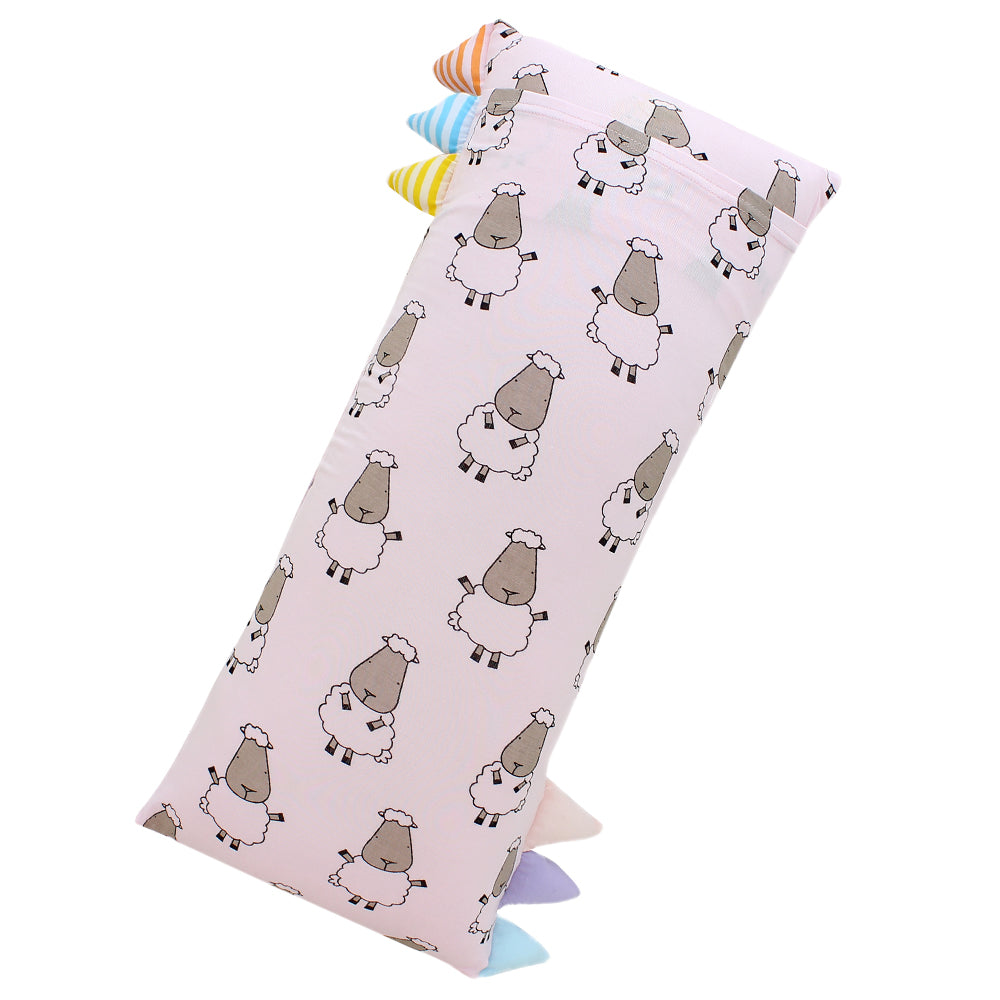 Bed-Time Buddy™ Big Sheepz Pink with Color & Stripe tag - Jumbo (size 23x53cm)