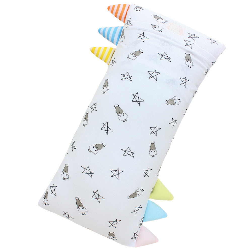 Bed-Time Buddy™ Small Star & Sheepz White with Color & Stripe tag - Medium (size 18x38cm)