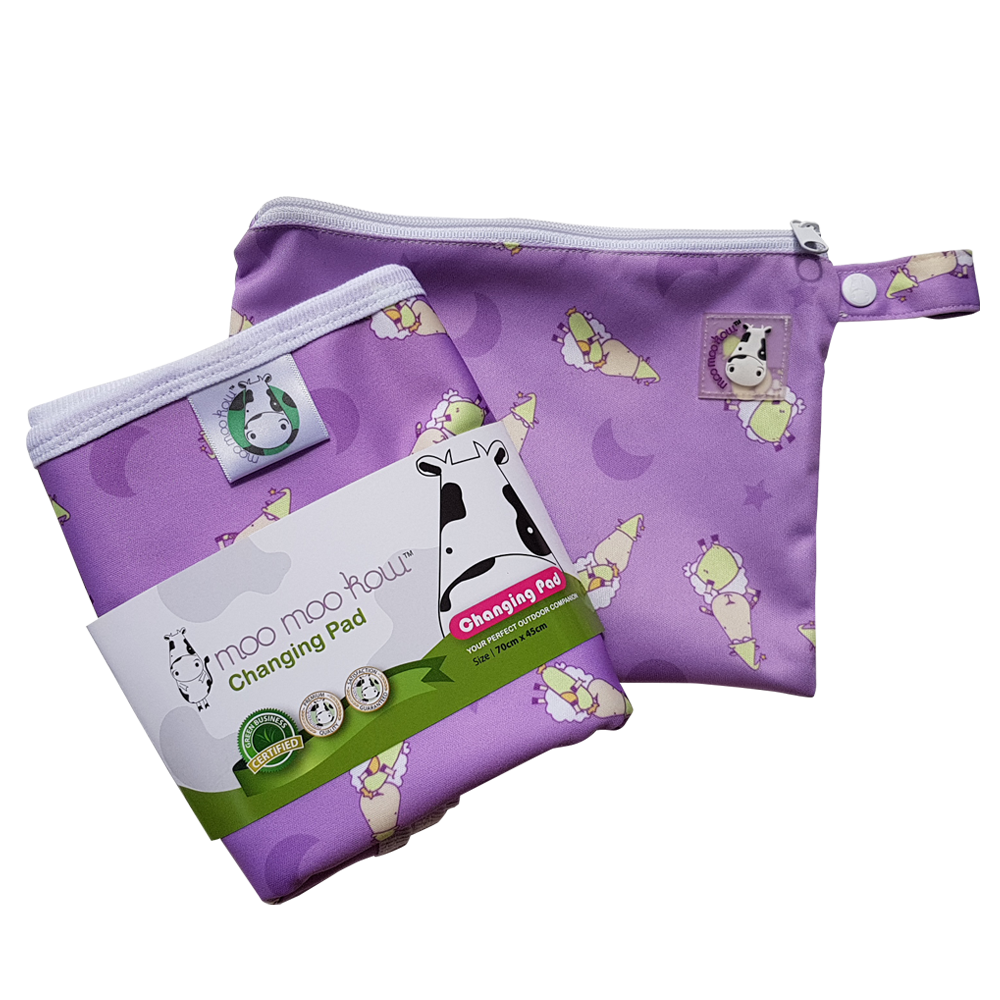 Changing Pad Travel Size BaaBaaSheepz Purple