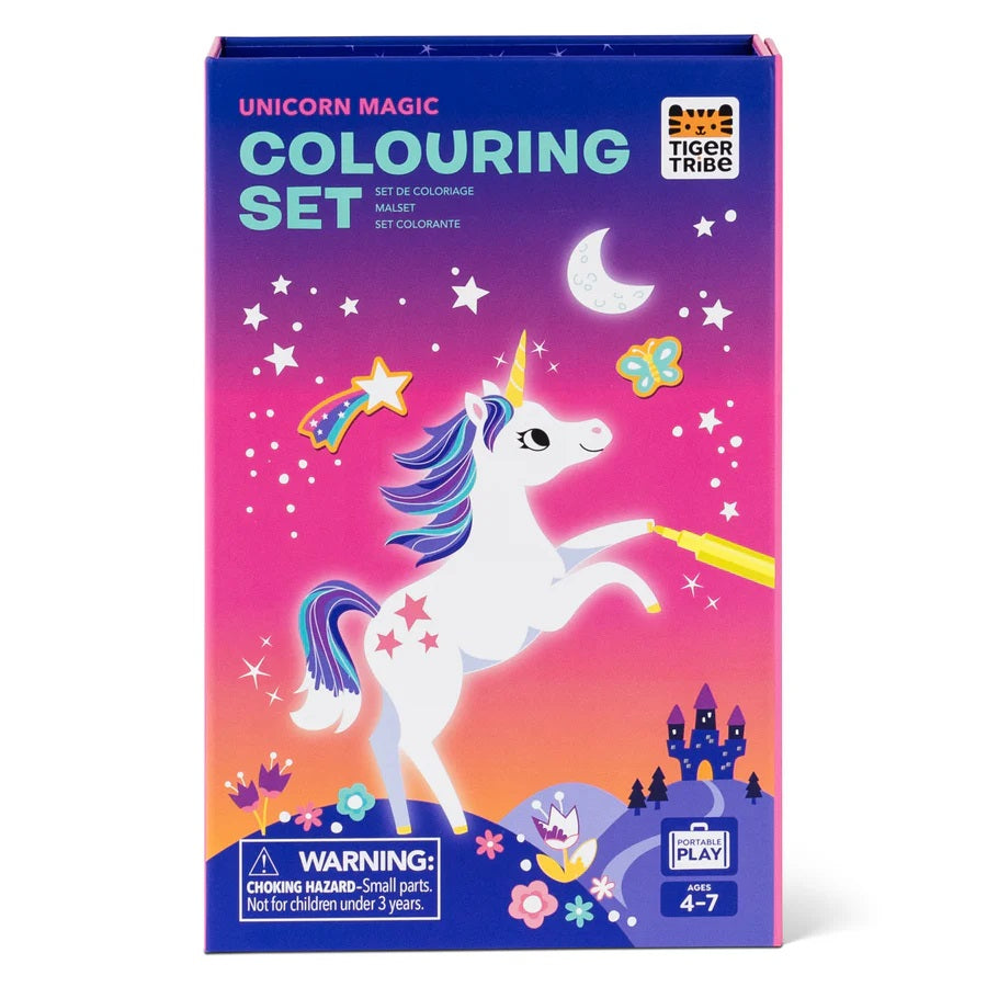 TIGER TRIBE COLOURING SET - UNICORN MAGIC