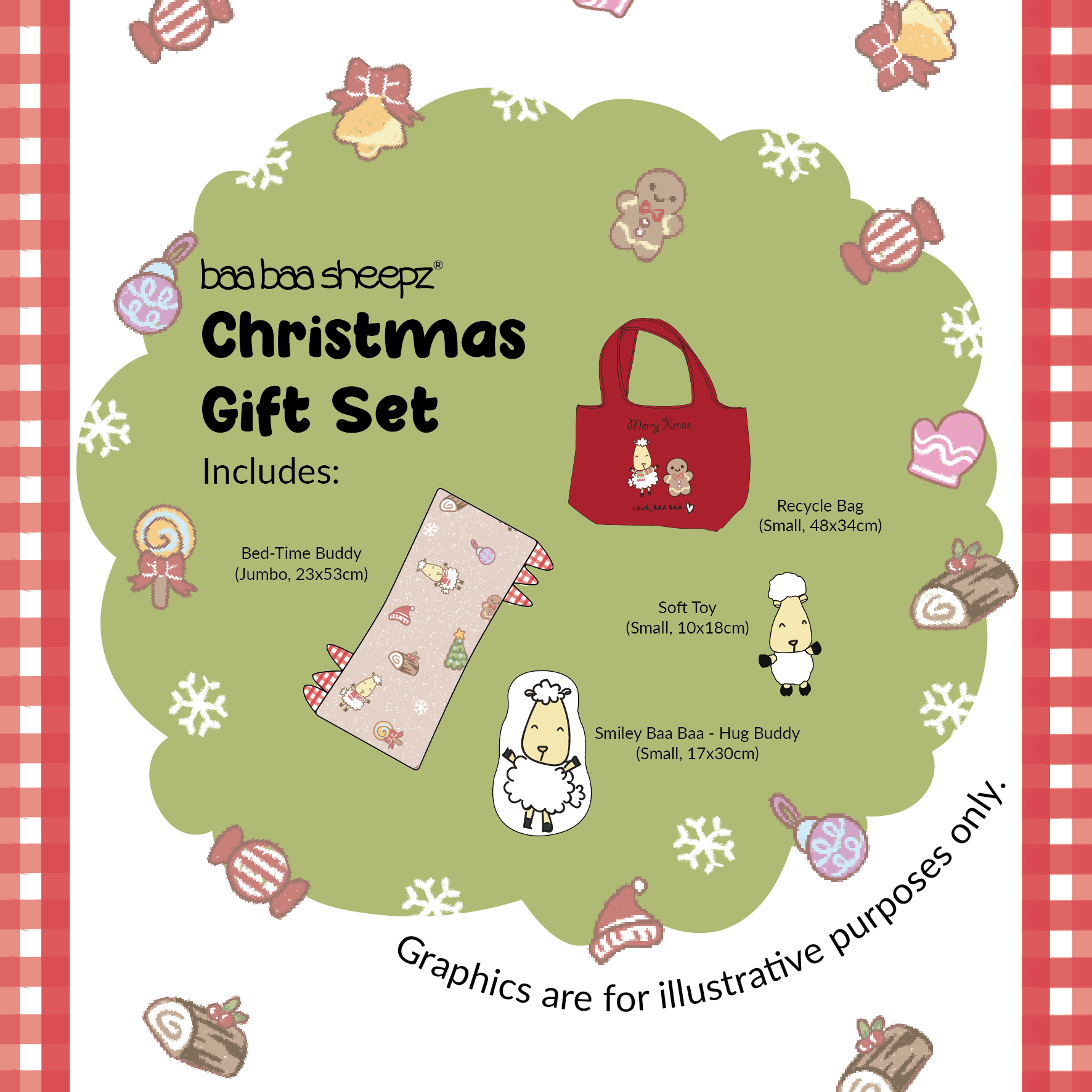 Baa Baa Sheepz Christmas Gift Set