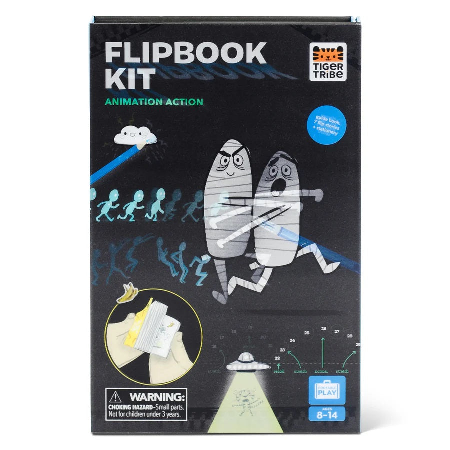 TIGER TRIBE FLIP BOOK KIT - ANIMATION ACTION