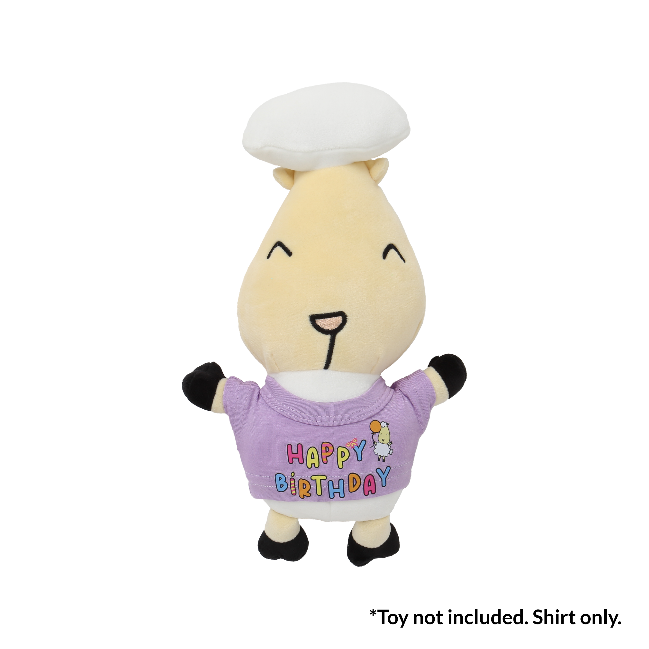 Toys Short Sleeve T-Shirt Happy Birthday Lavender Medium