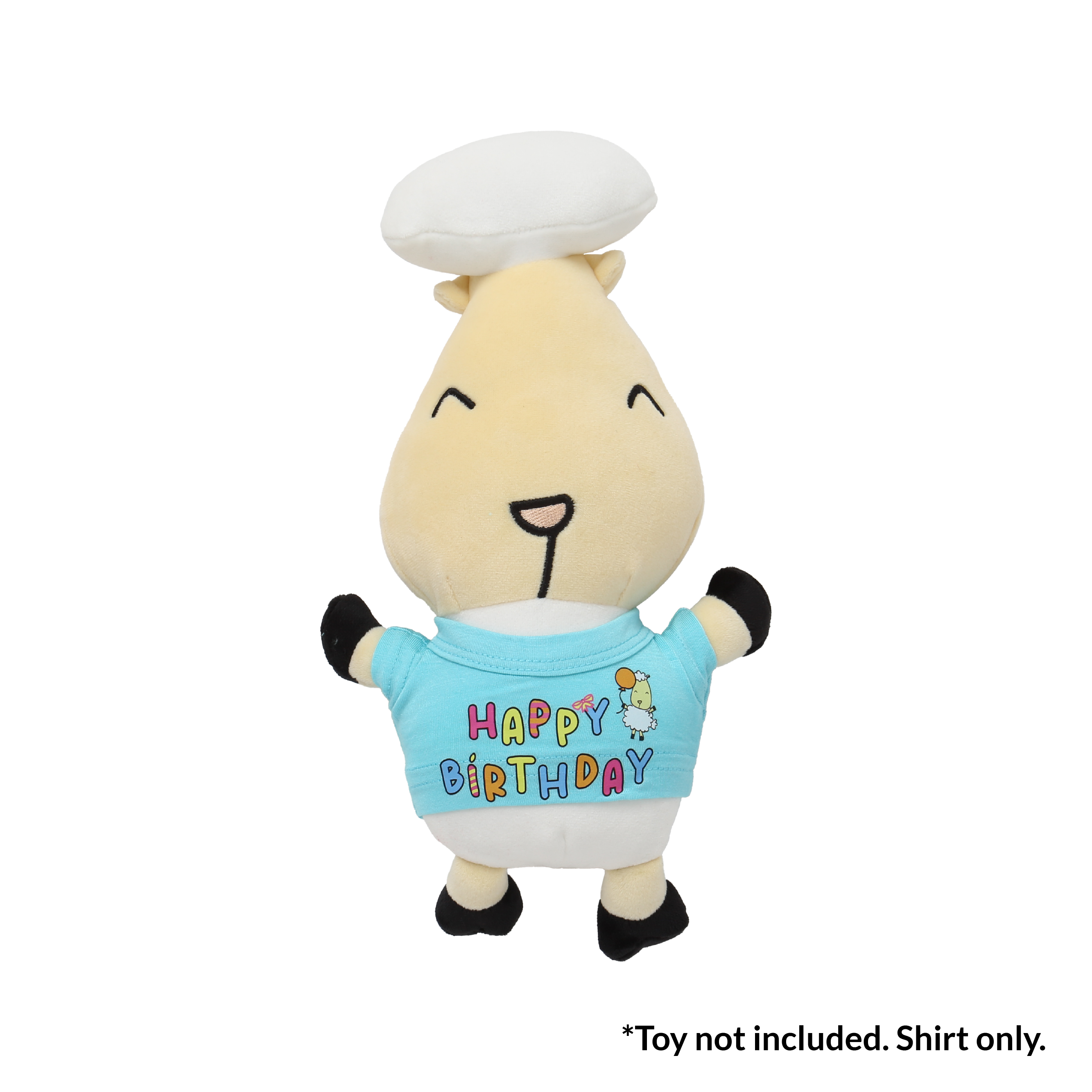 Toys Short Sleeve T-Shirt Happy Birthday Blue Medium