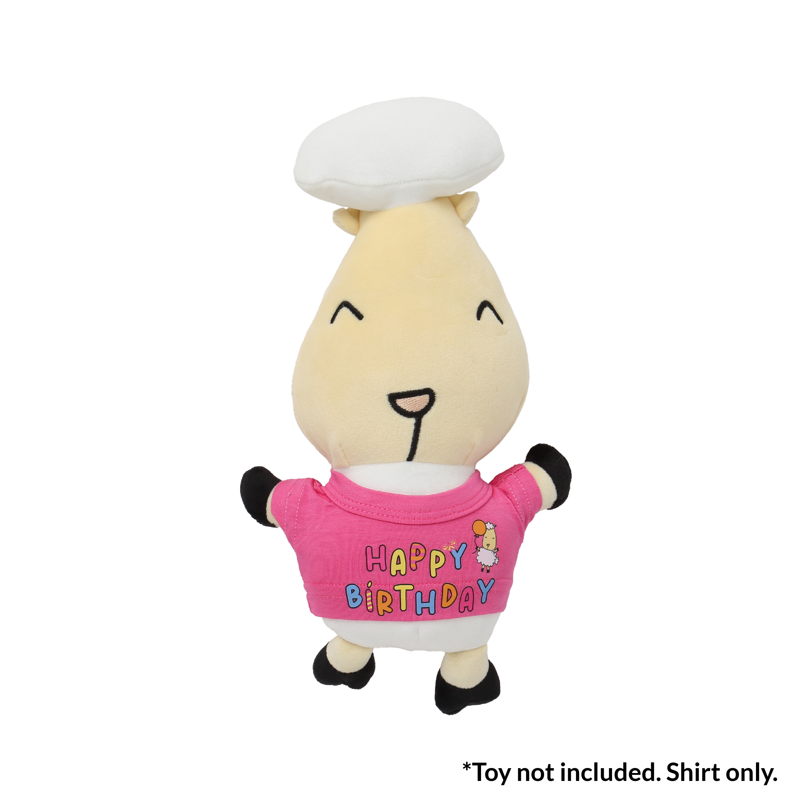 Toys Short Sleeve T-Shirt Happy Birthday Pink Medium