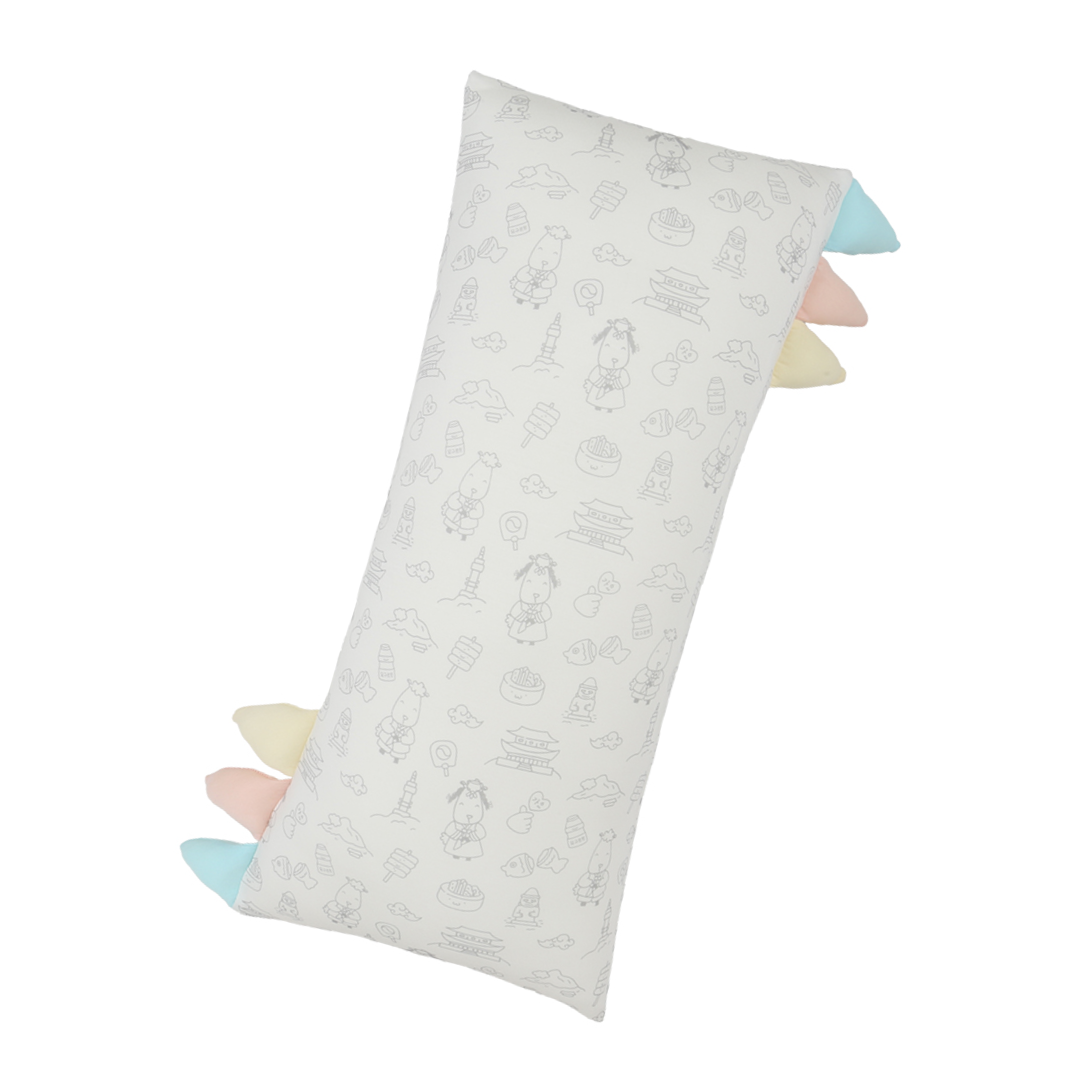 Bed-Time Buddy™ K03 White with Color tag - Jumbo (size 23x53cm)