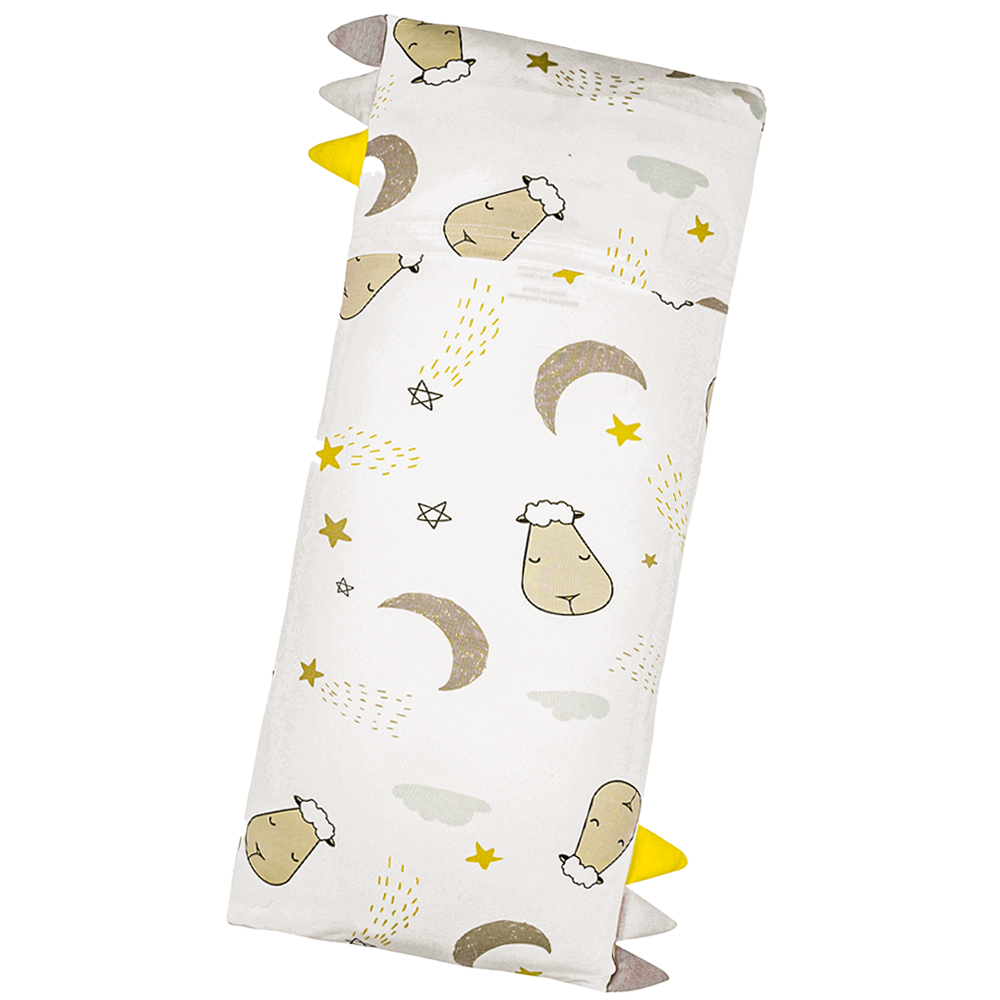 Bed-Time Buddy™ Goodnight Baa Baa White with Color tag - Jumbo (size 23x53cm)