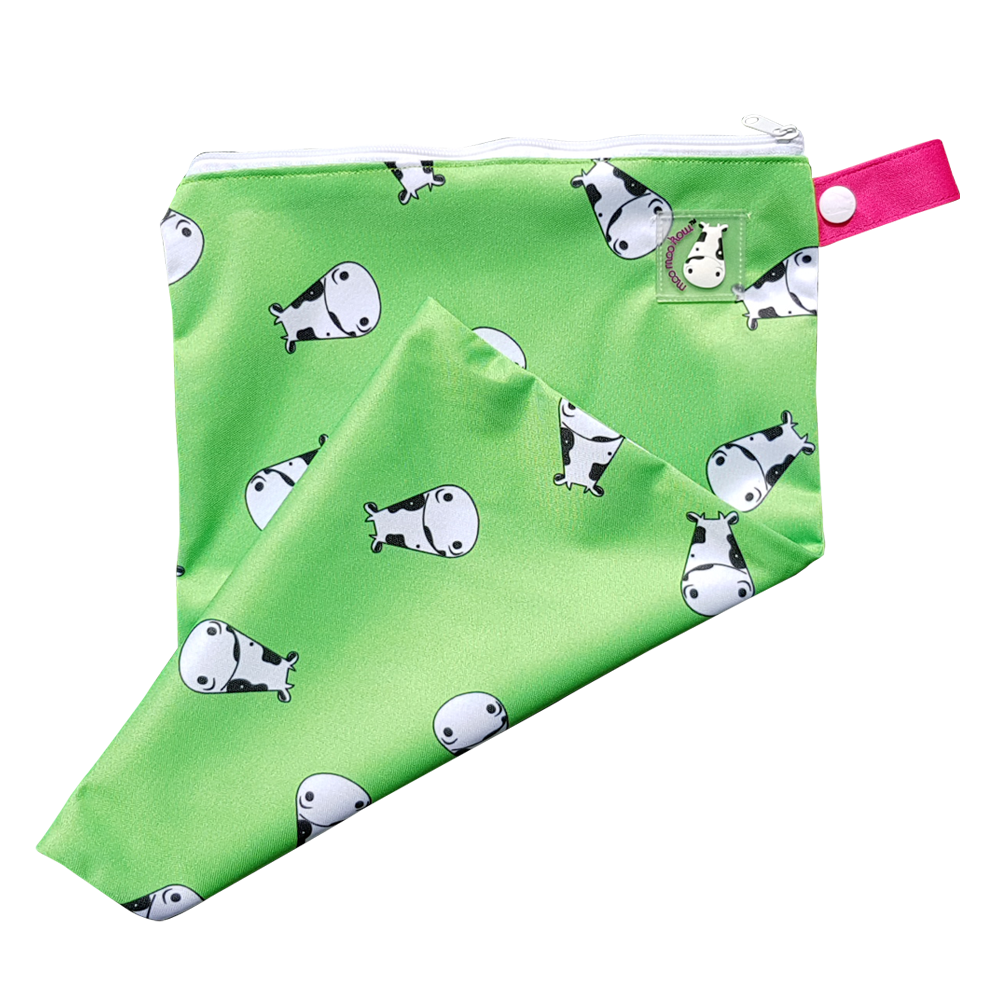 Lucky Bag - Wet Bag Lucky Kow Green - M