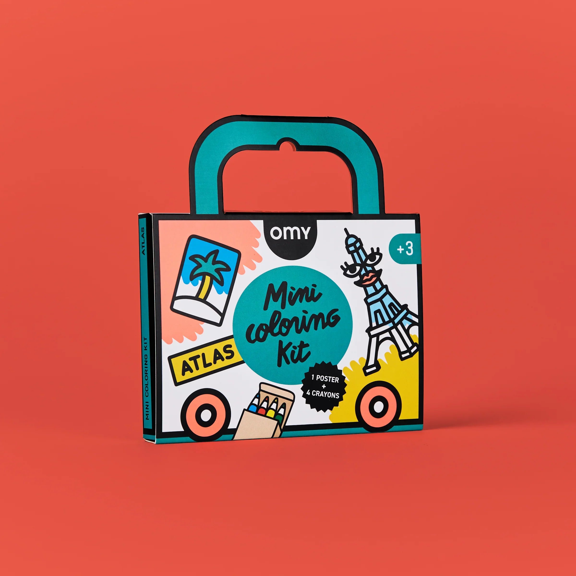OMY Mini Pocket Colouring Kit - Atlas