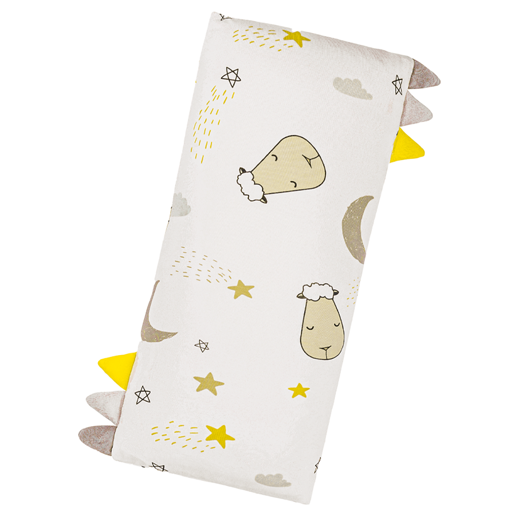 Bed-Time Buddy™ Goodnight Baa Baa White with Color tag - Medium (size 18x38cm)