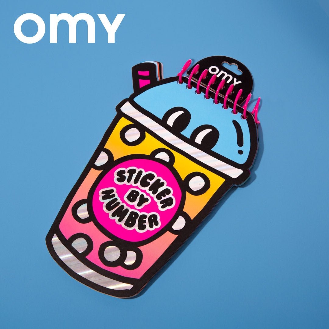 OMY Sticker Activity Book - Bubble Tea