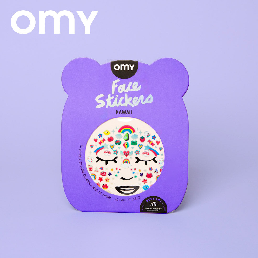 OMY Face Stickers - Kawaii