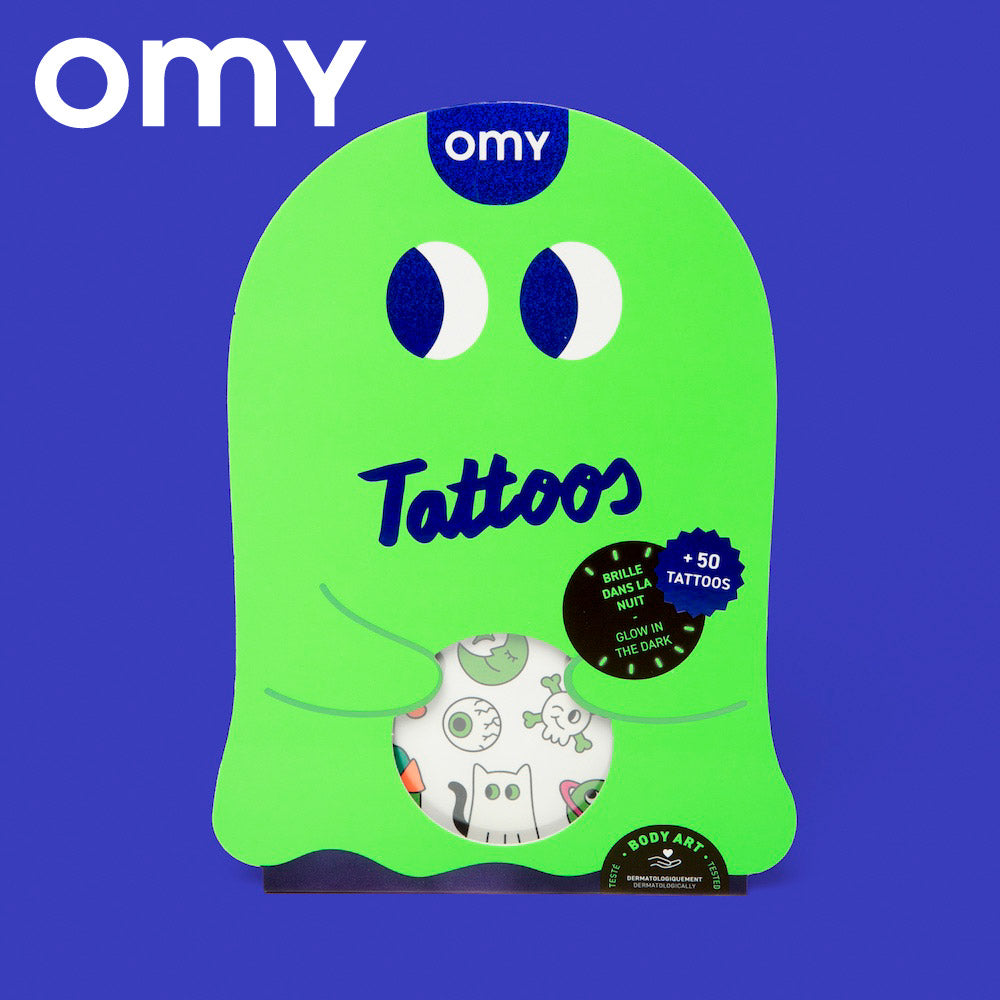 OMY Tattoos - Boo! Glow in the Dark
