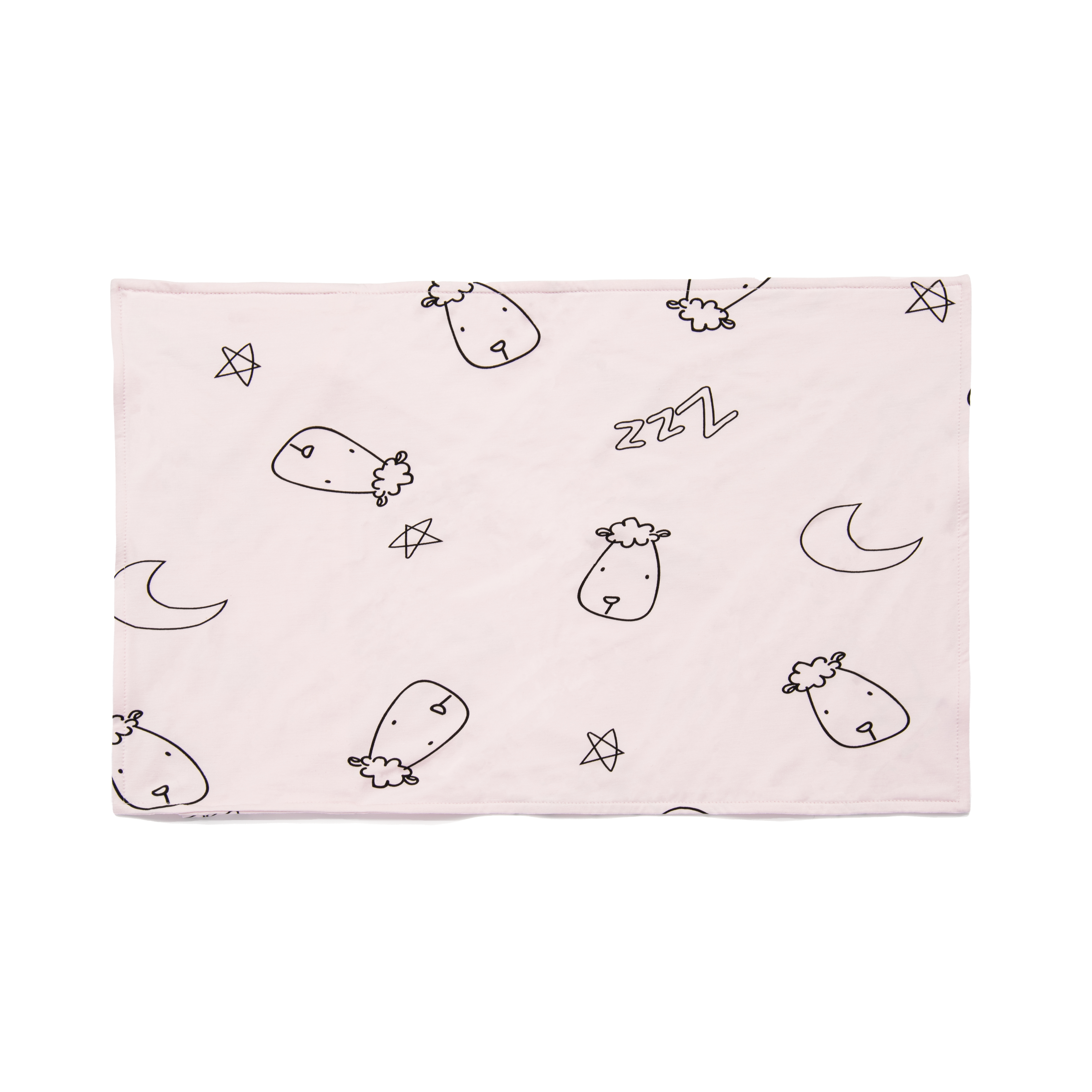 Head Pillow Case Sweet Dreams Baa Baa Pink  - Kids