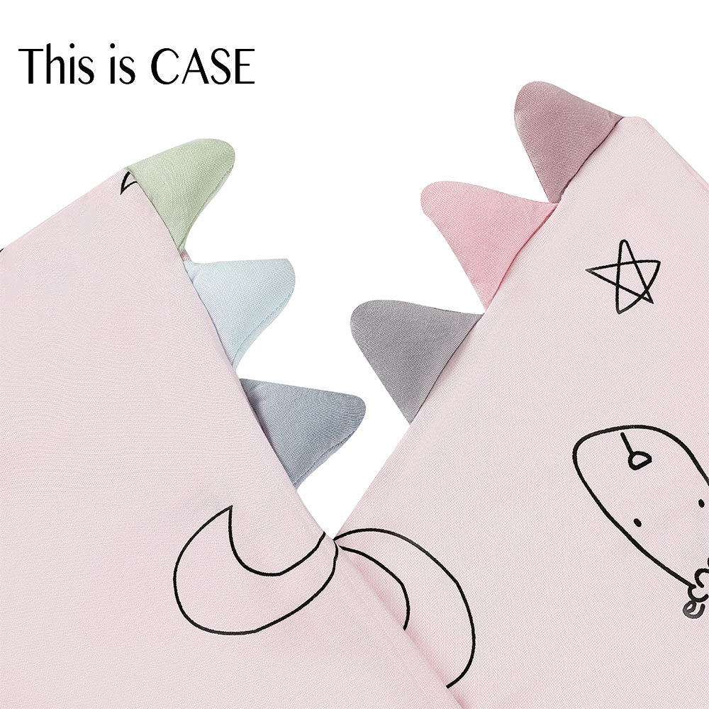 Bed-Time Buddy Case Sweet Dreams Baa Baa Pink with Color tag - Small