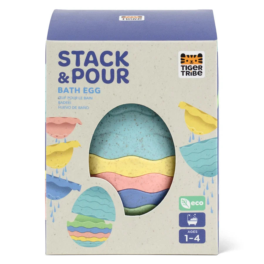 TIGER TRIBE STACK & POUR - BATH EGG - ECO