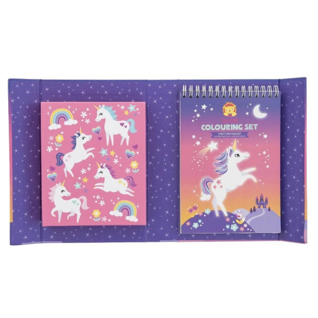 TIGER TRIBE COLOURING SET - UNICORN MAGIC