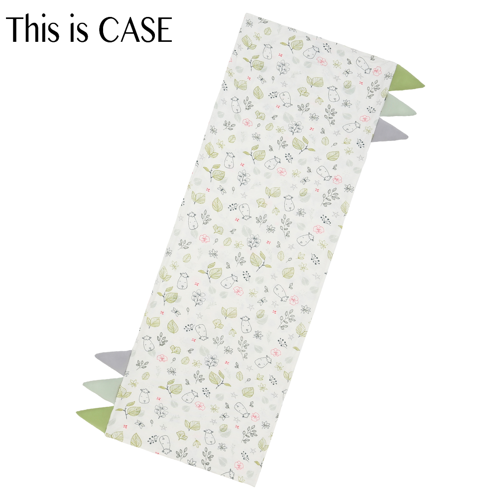 Bed-Time Buddy™ Case Dream Garden A Cream with Color tag - XL